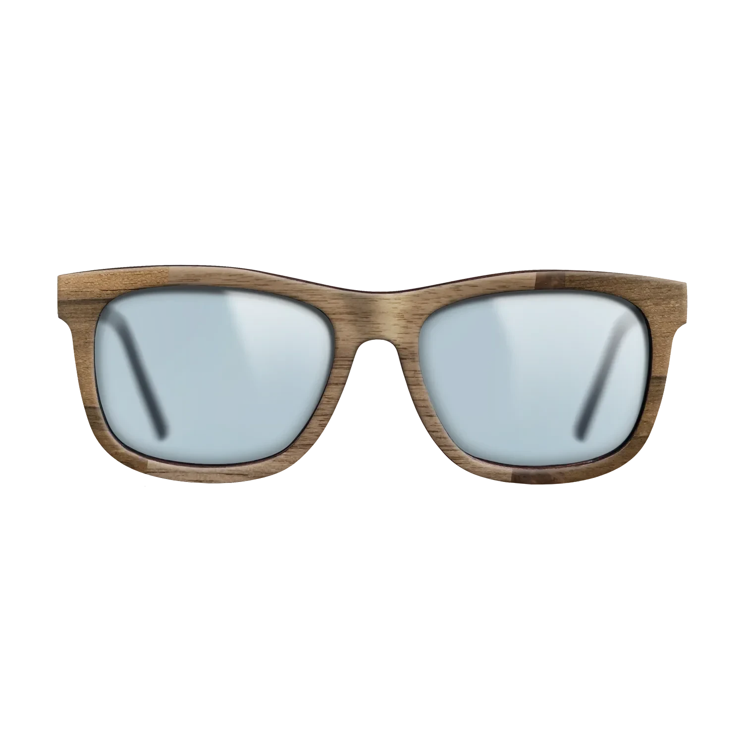 Walnut: Straight Grain,Ziricote Light Quartered,Walnut Burl: Wedge - The Hero - Square - 817 - SIRIS wood optic