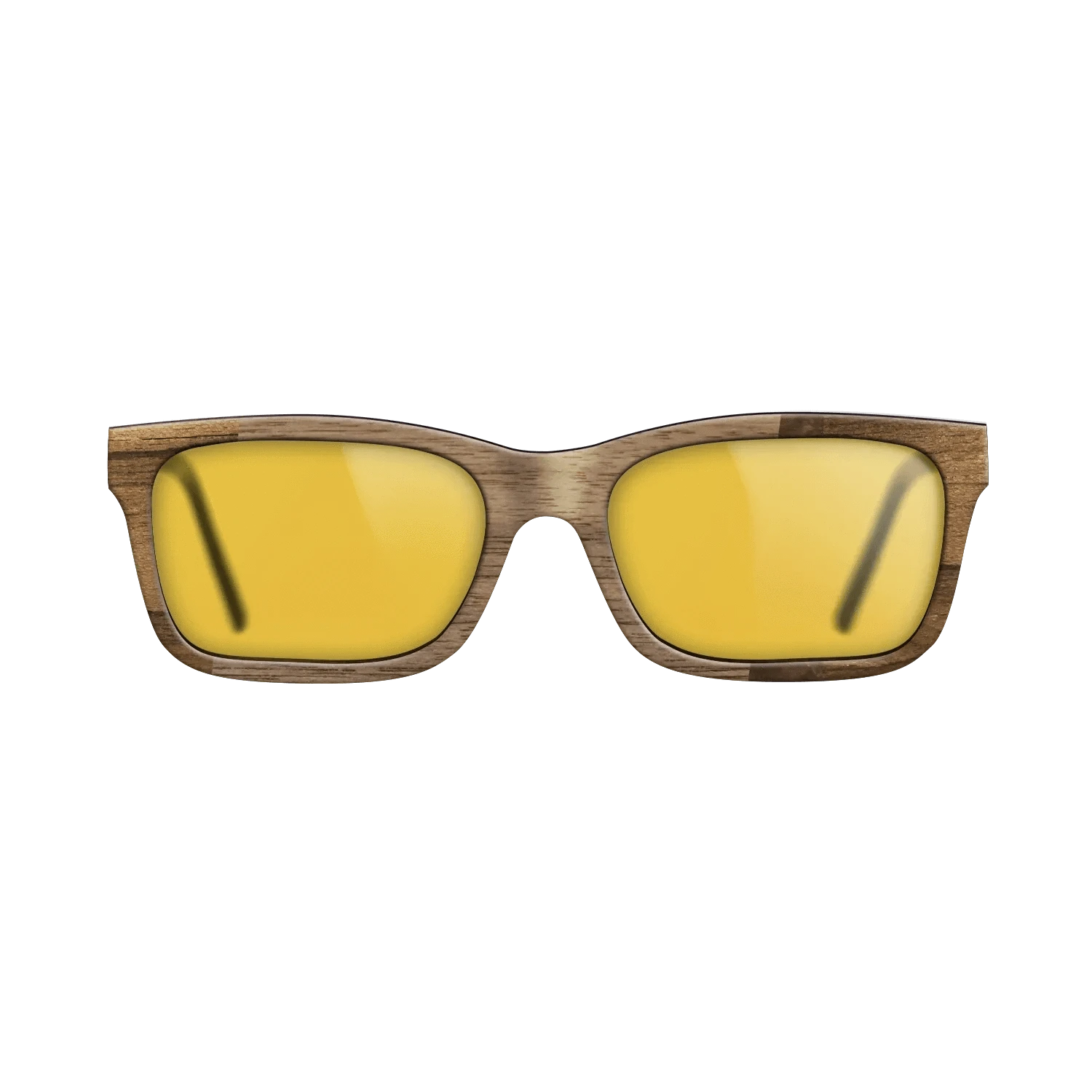 Walnut: Straight Grain,Ziricote Light Quartered,Walnut Burl: Wedge - The Sage - Rectangle - 817 - SIRIS wood optic