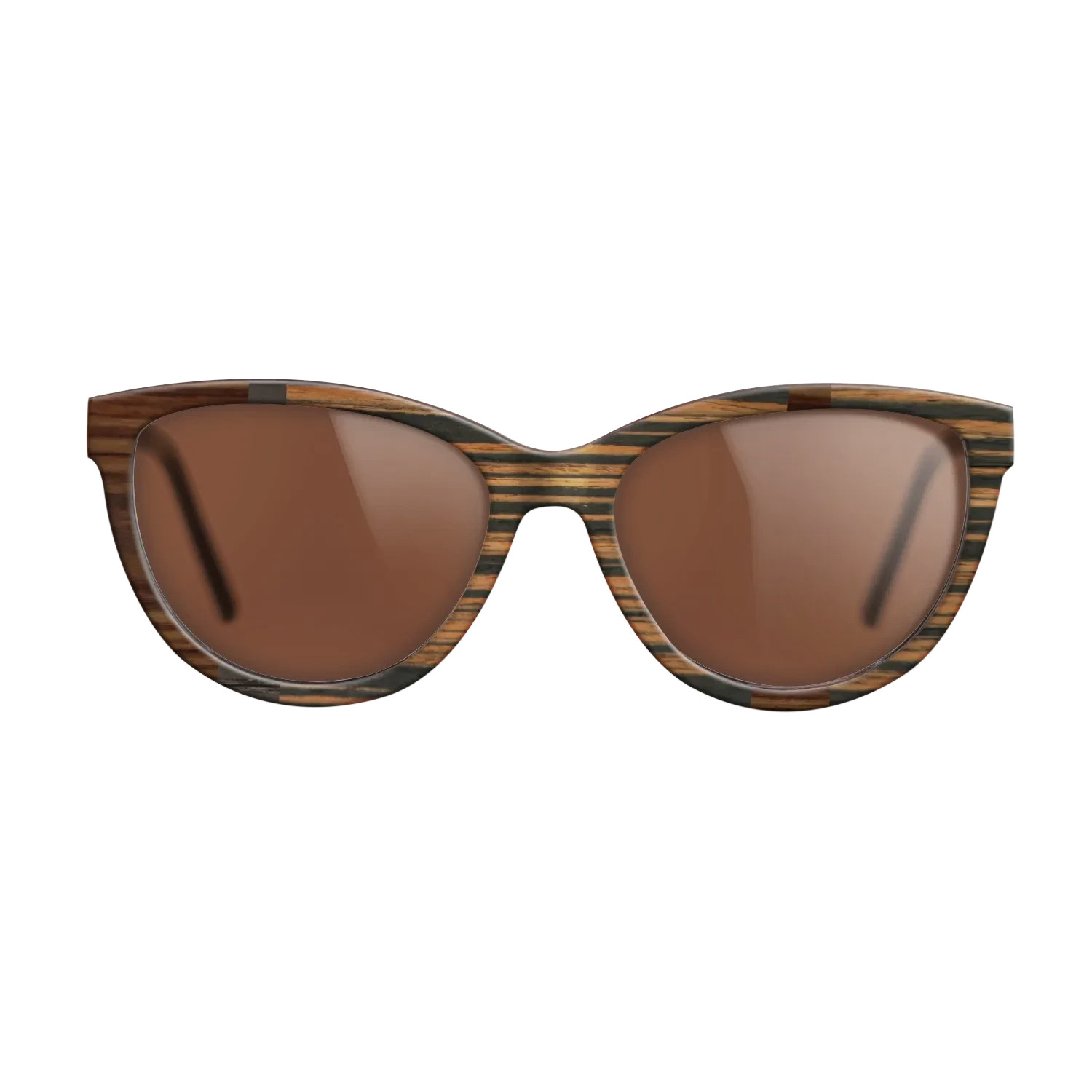 Italian Ebony,Santos Rosewood Dark,Fumed Oak: Wedge - The Maiden - Cat - 847 - SIRIS wood optic