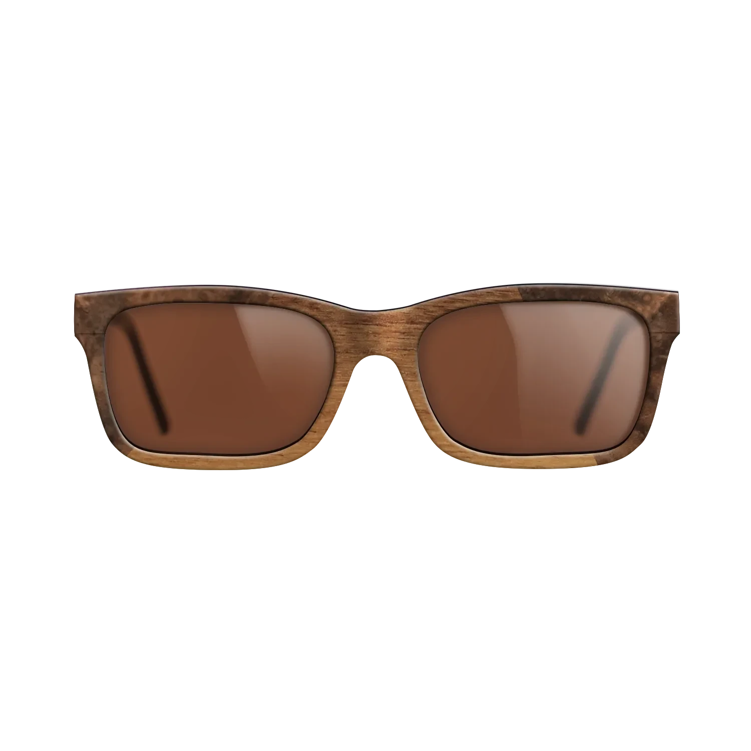 Walnut Claro Light,Walnut Burl: Angle Cut - The Sage - Rectangle - 1555 - SIRIS wood optic