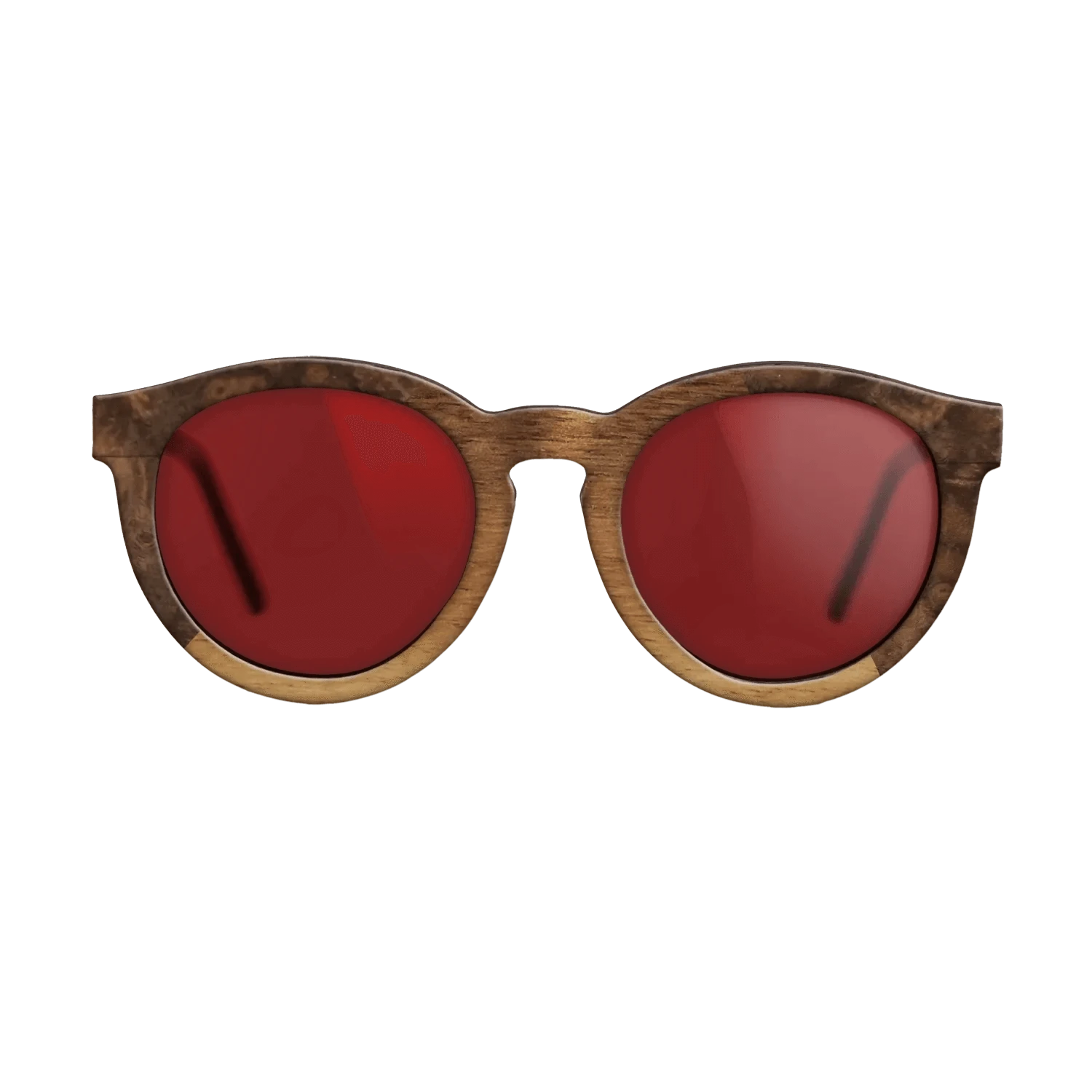 Walnut Claro Light,Walnut Burl: Angle Cut - The Rebel - Round - 1555 - SIRIS wood optic