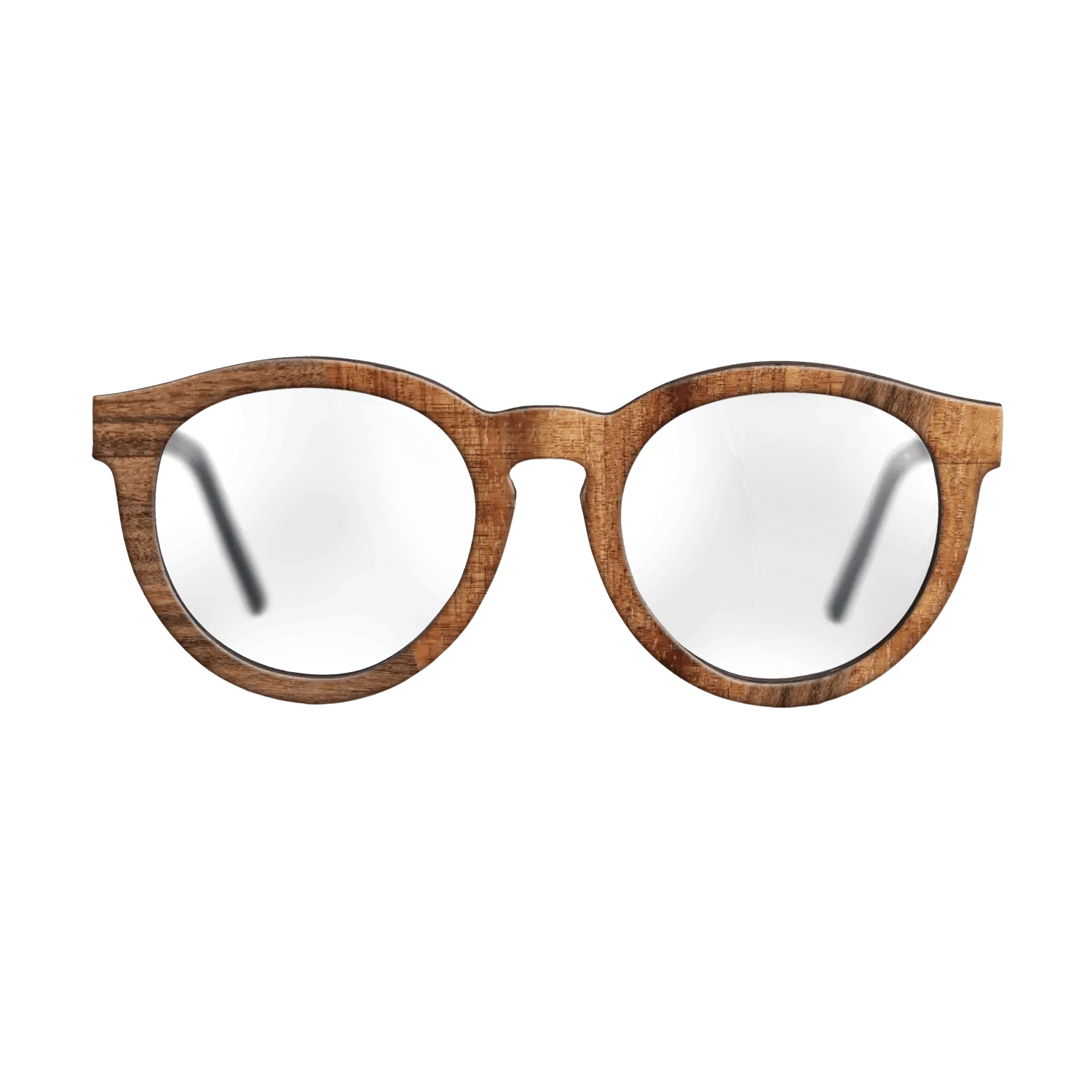 Santos Rosewood Dark,Koa: Angle Cut - The Rebel - Round - 1665 - SIRIS wood optic
