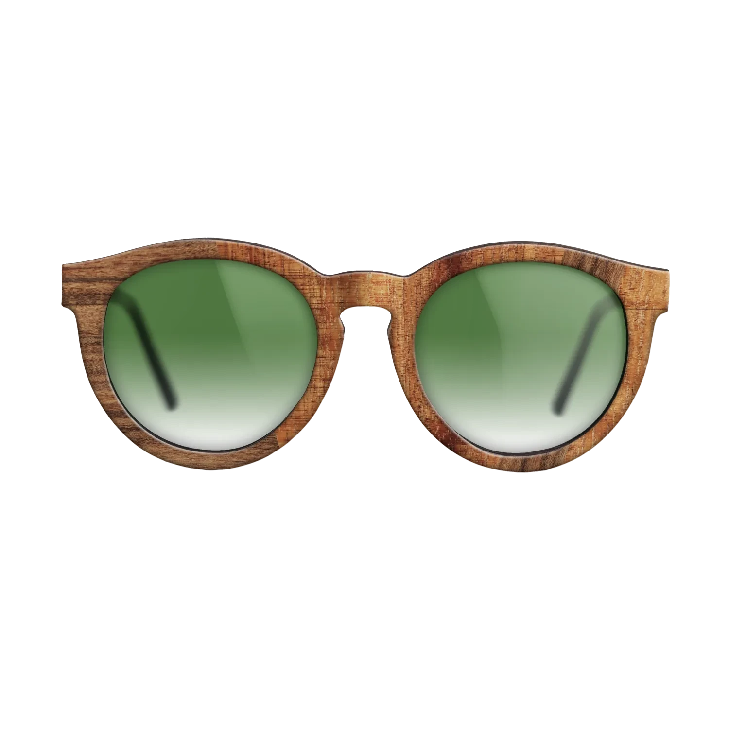Santos Rosewood Dark,Koa: Angle Cut - The Rebel - Round - 1665 - SIRIS wood optic