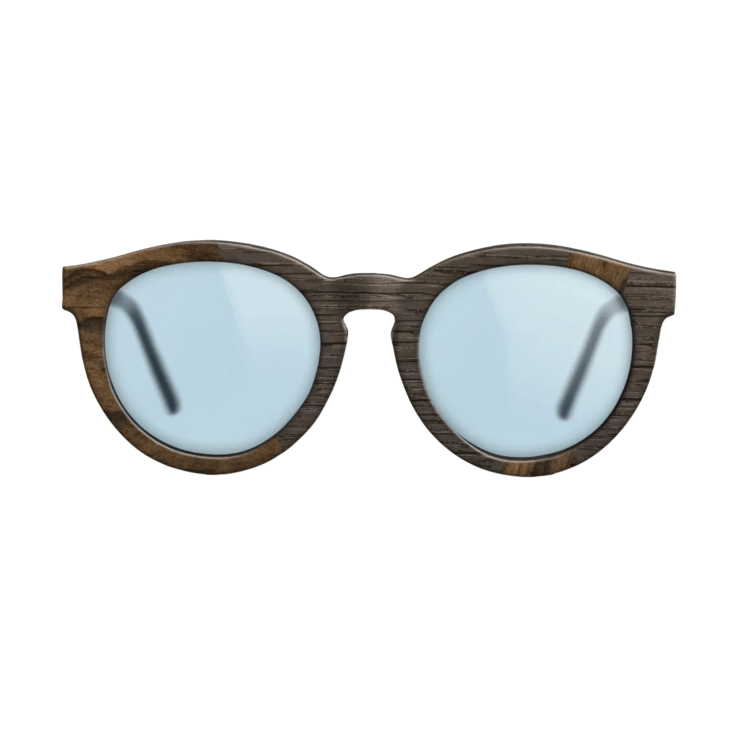 Ziricote Dark Quartered,Fumed Oak: Angle Cut - The Rebel - Round - 1687 - SIRIS wood optic