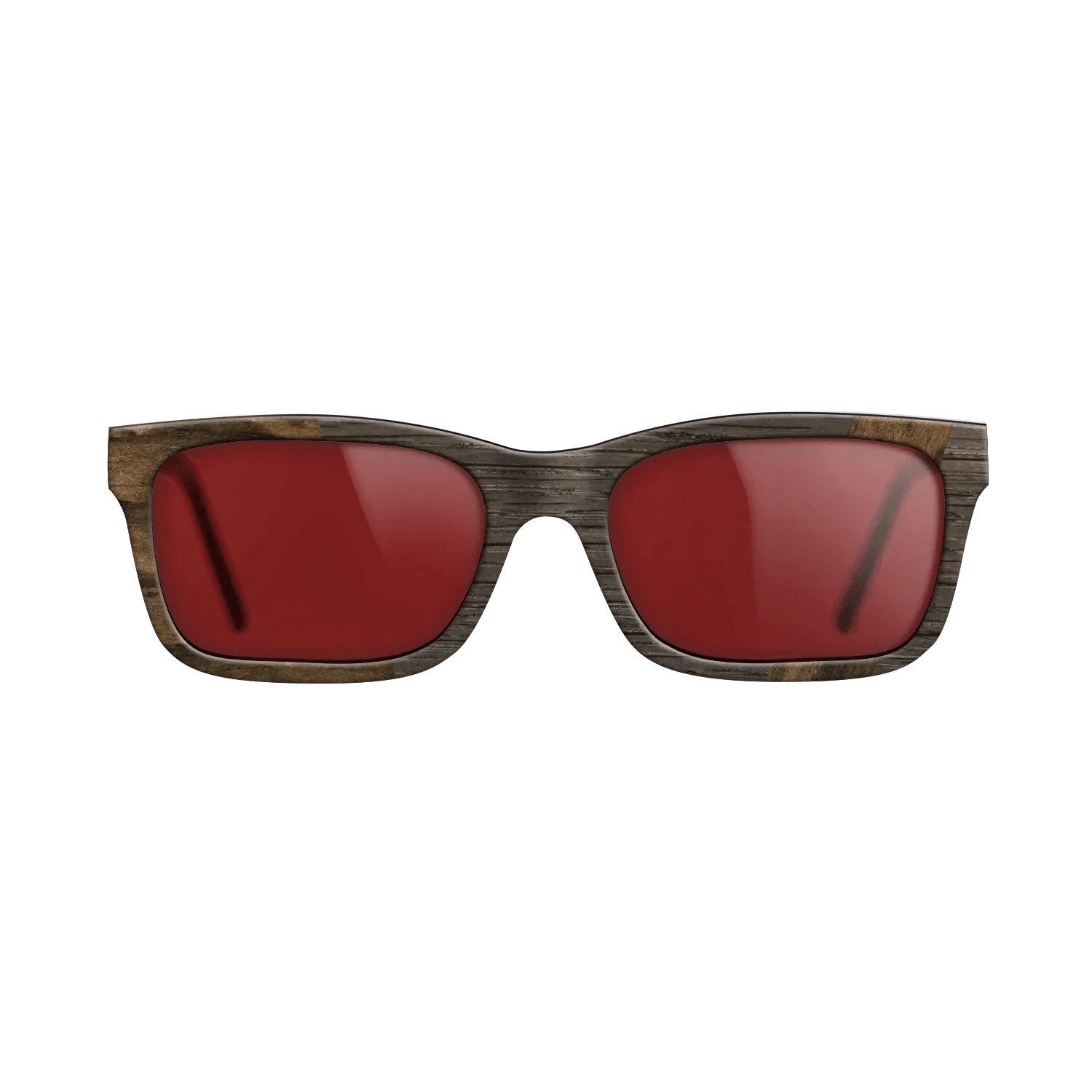 Ziricote Dark Quartered,Fumed Oak: Angle Cut - The Sage - Rectangle - 1687 - SIRIS wood optic