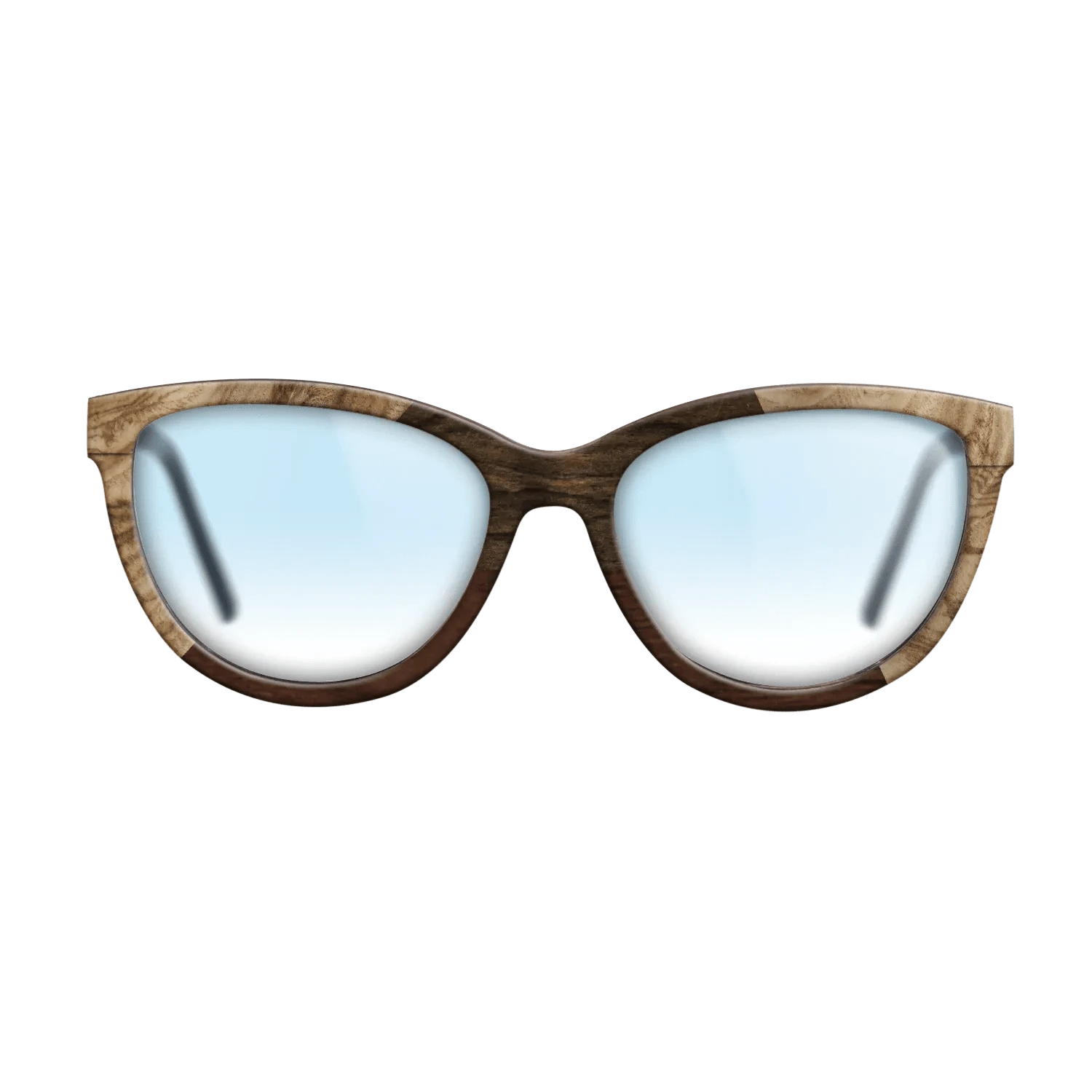Walnut Claro Dark,Olive Burl,Ziricote Dark Quartered: Angle Cut - The Maiden - Cat - 1803 - SIRIS wood optic