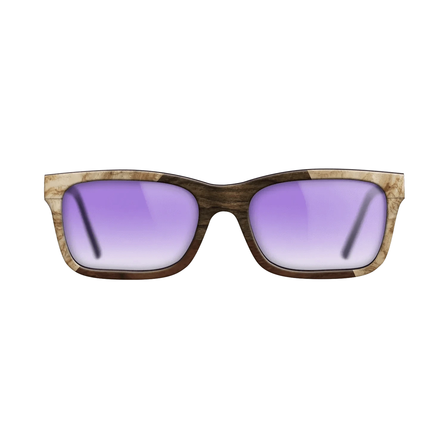 Walnut Claro Dark,Olive Burl,Ziricote Dark Quartered: Angle Cut - The Sage - Rectangle - 1803 - SIRIS wood optic
