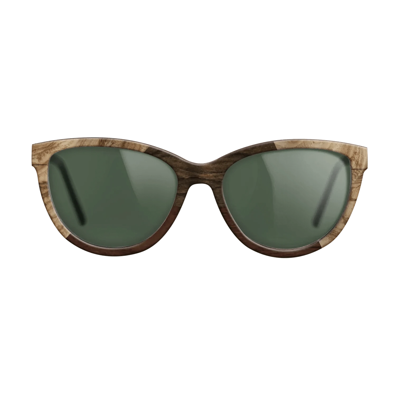 Walnut Claro Dark,Olive Burl,Ziricote Dark Quartered: Angle Cut - The Maiden - Cat - 1803 - SIRIS wood optic