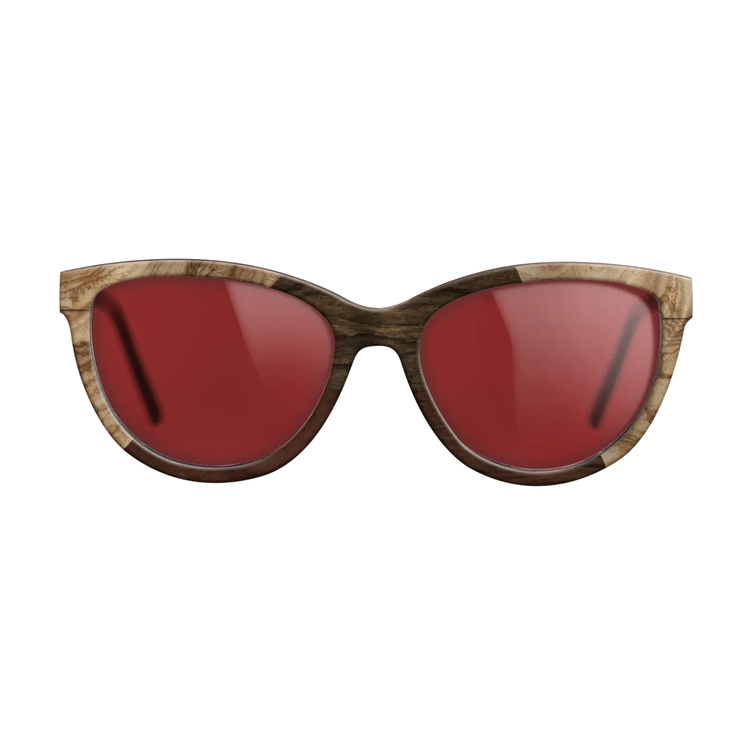 Walnut Claro Dark,Olive Burl,Ziricote Dark Quartered: Angle Cut - The Maiden - Cat - 1803 - SIRIS wood optic