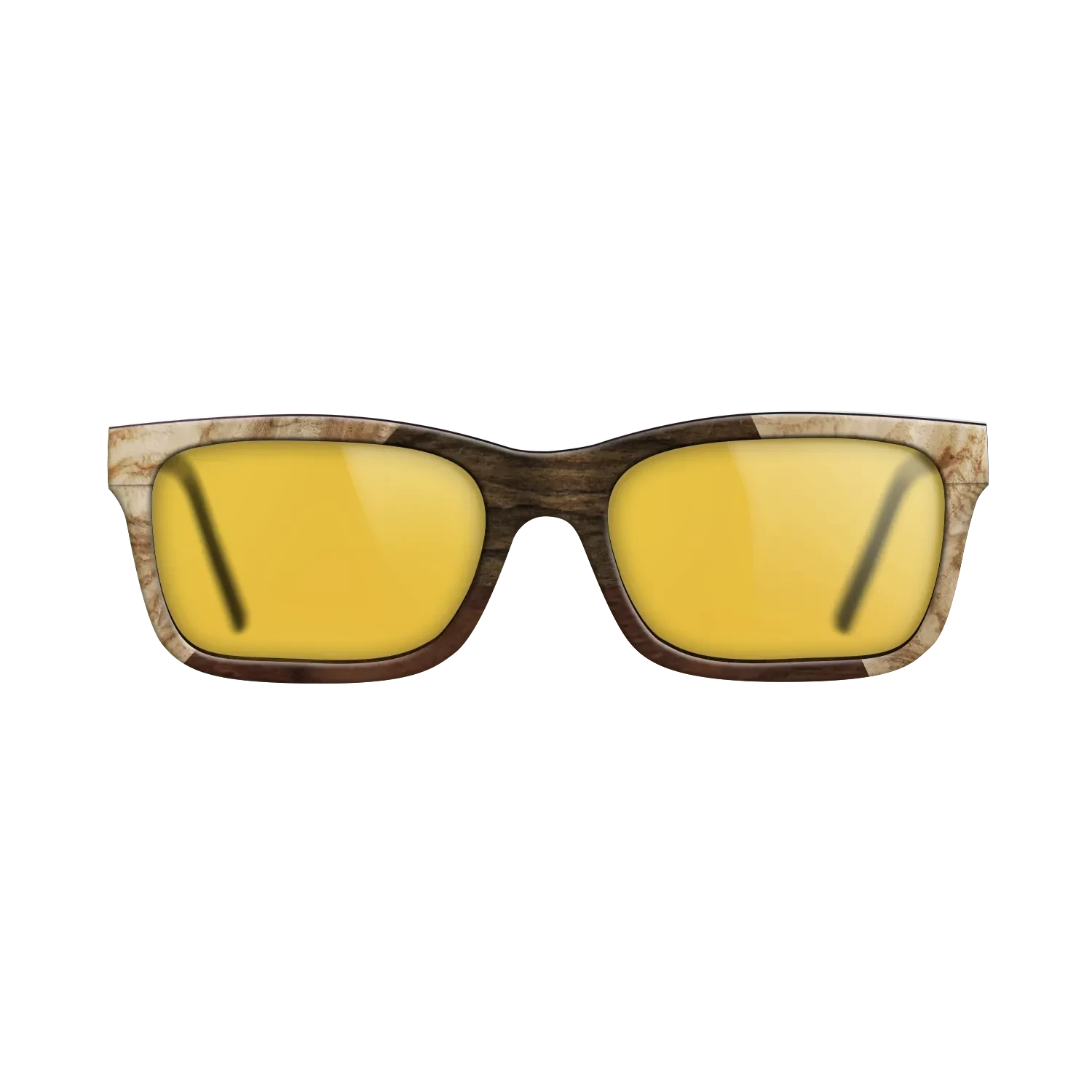 Walnut Claro Dark,Olive Burl,Ziricote Dark Quartered: Angle Cut - The Sage - Rectangle - 1803 - SIRIS wood optic