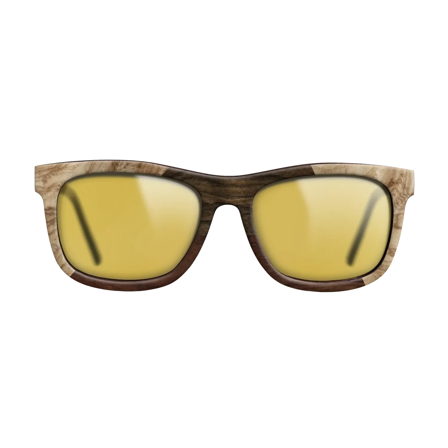 Walnut Claro Dark,Olive Burl,Ziricote Dark Quartered: Angle Cut - The Hero - Square - 1803 - SIRIS wood optic