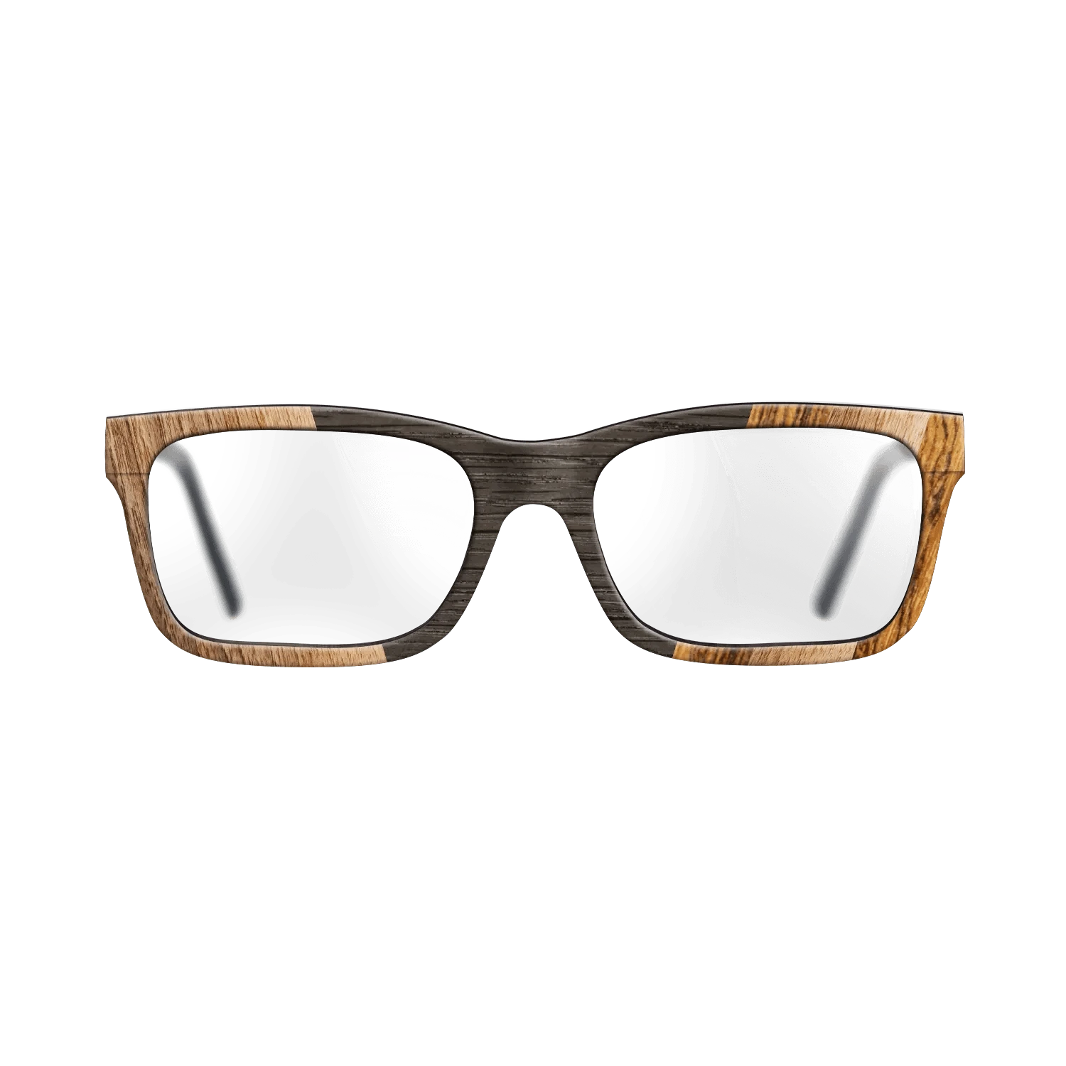 Walnut Claro Dark,Fumed Oak,Bocote: Angle Cut - The Sage - Rectangle - 1749 - SIRIS wood optic