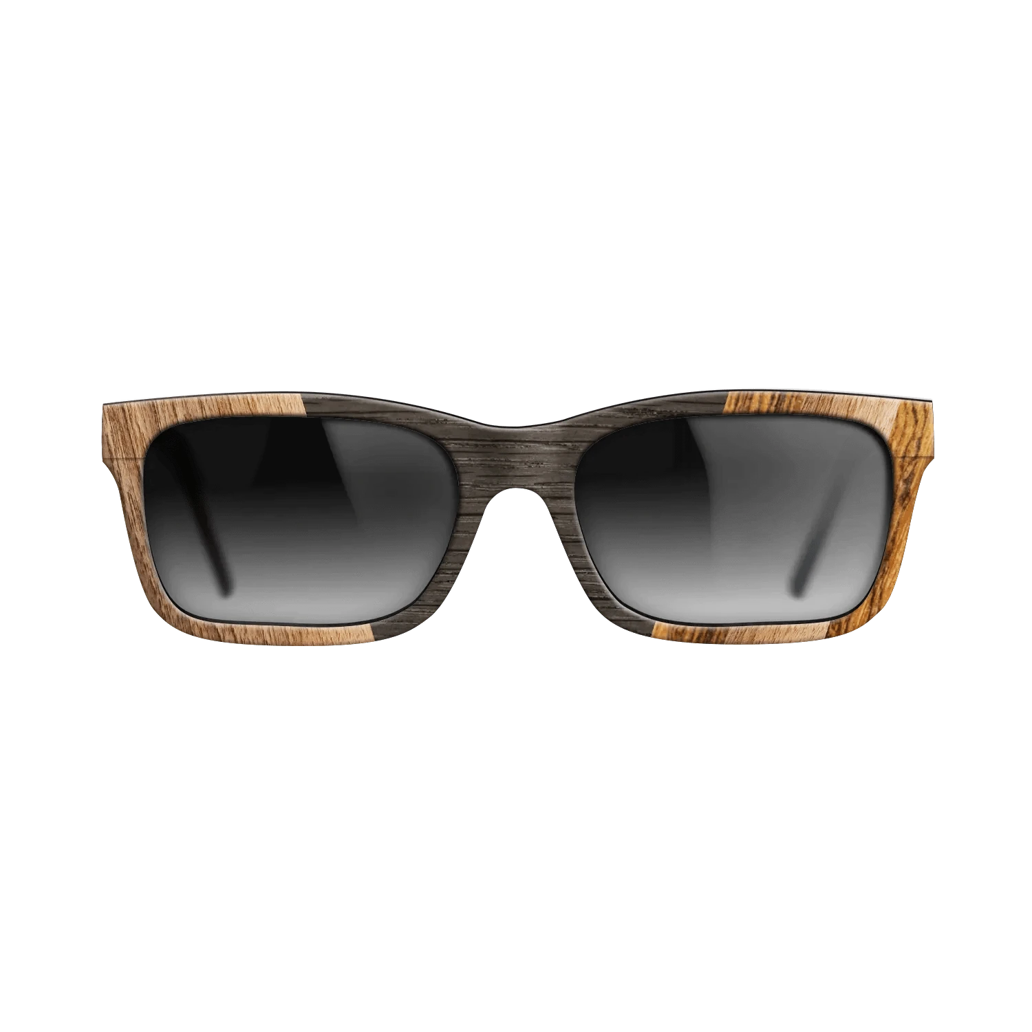 Walnut Claro Dark,Fumed Oak,Bocote: Angle Cut - The Sage - Rectangle - 1749 - SIRIS wood optic