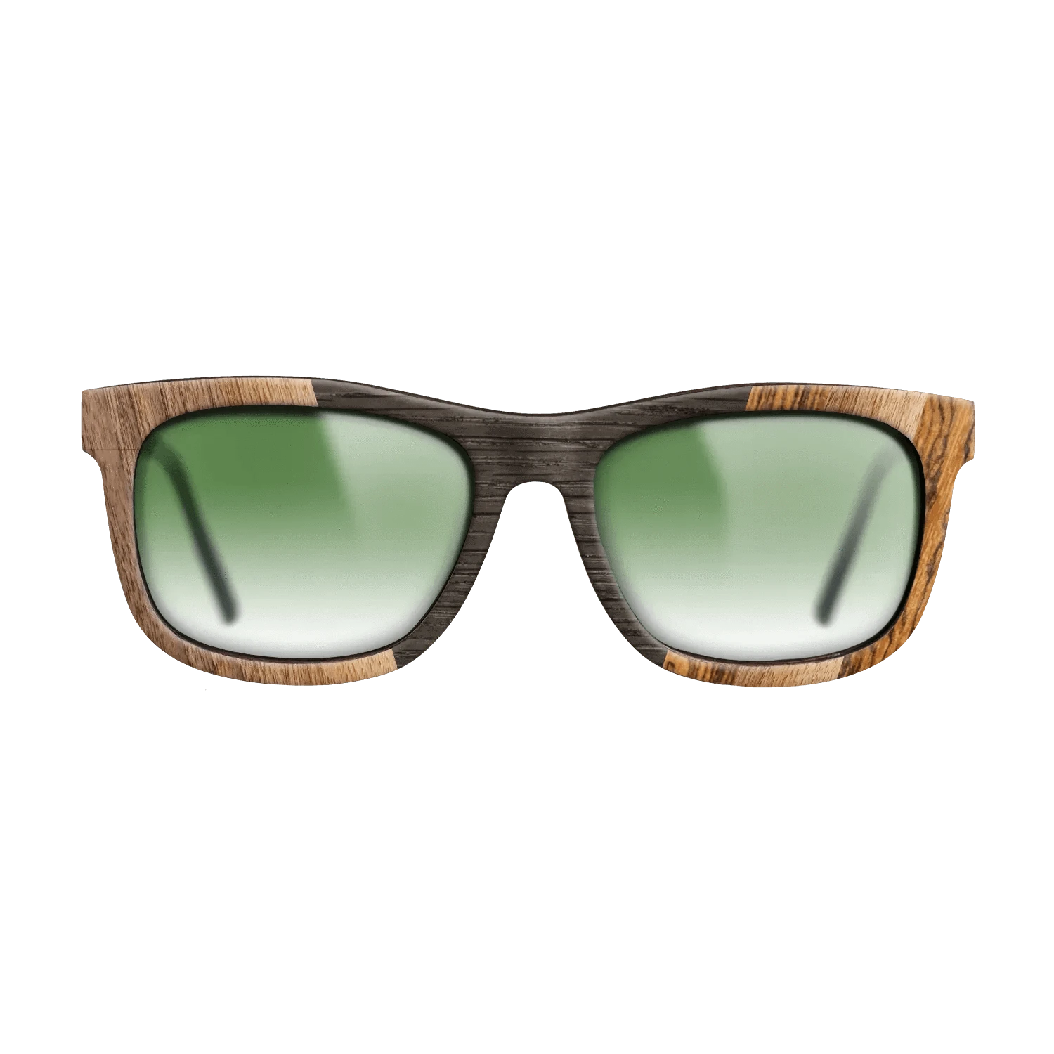 Walnut Claro Dark,Fumed Oak,Bocote: Angle Cut - The Hero - Square - 1749 - SIRIS wood optic
