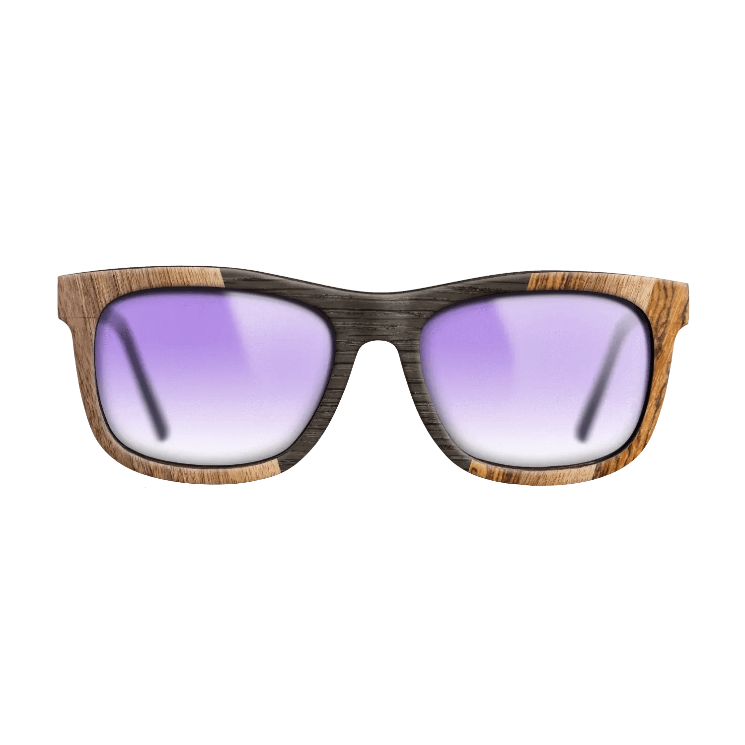 Walnut Claro Dark,Fumed Oak,Bocote: Angle Cut - The Hero - Square - 1749 - SIRIS wood optic