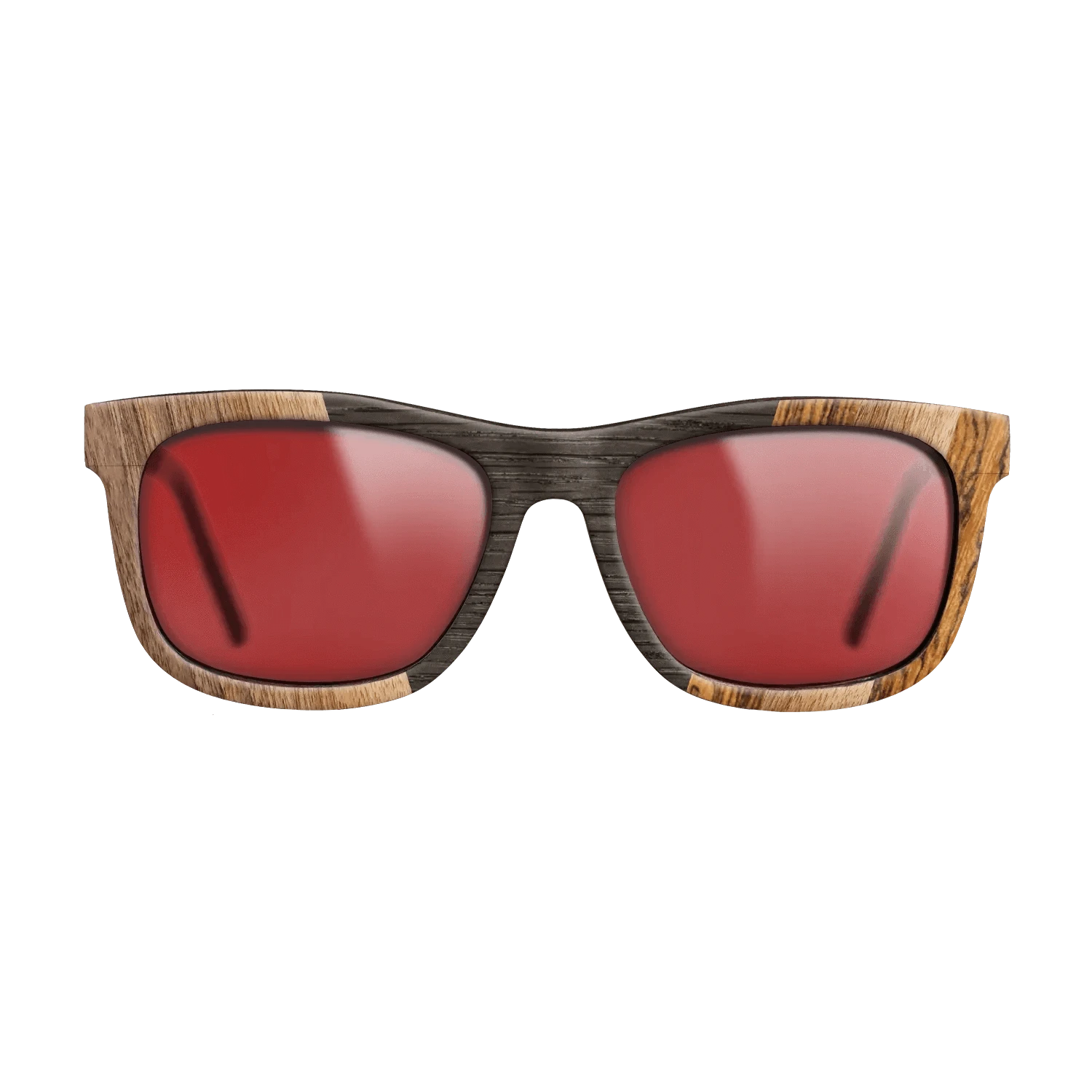 Walnut Claro Dark,Fumed Oak,Bocote: Angle Cut - The Hero - Square - 1749 - SIRIS wood optic
