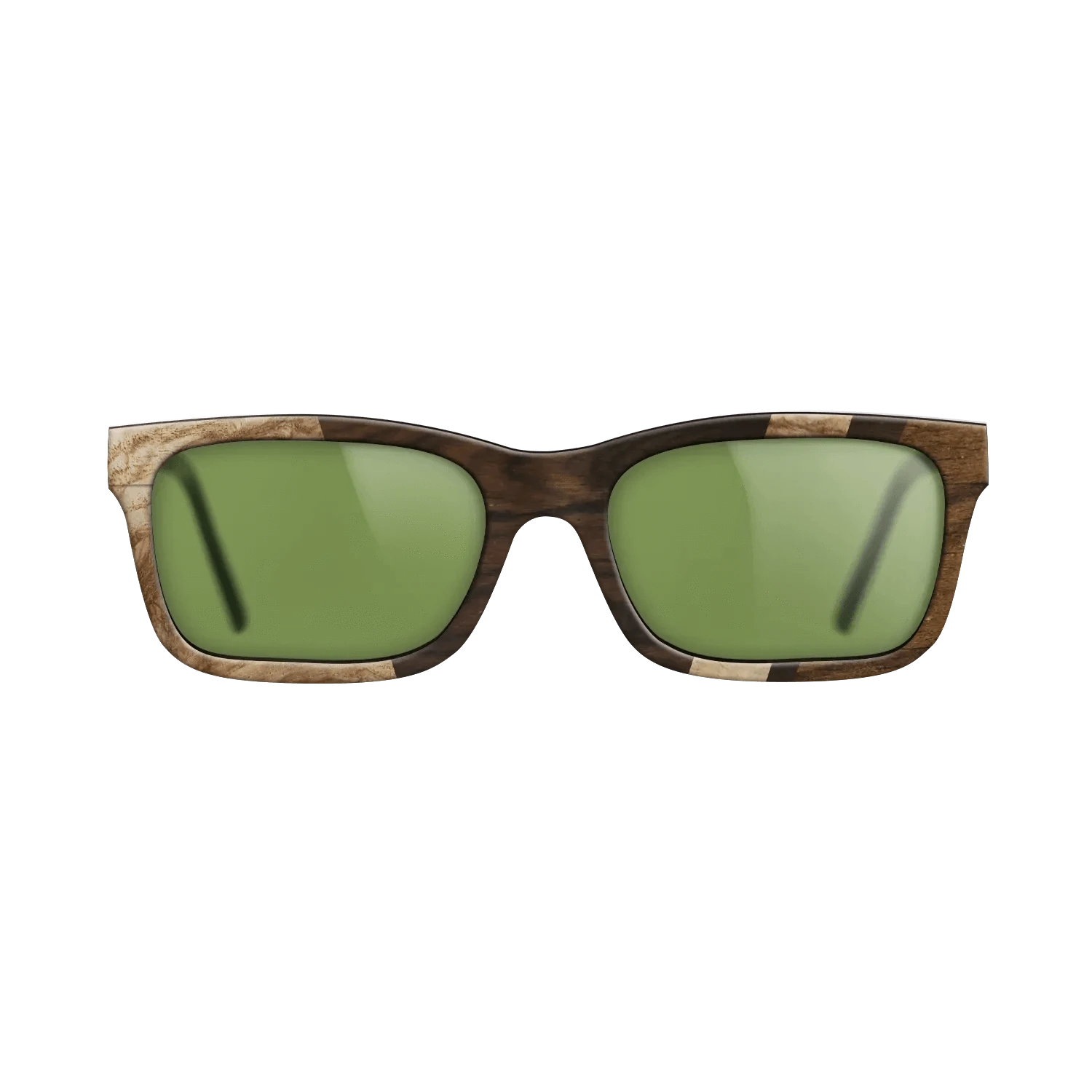 Ziricote Light Quartered,Ziricote Dark Quartered,Olive Burl,Walnut: Straight Grain: Angle Cut - The Sage - Rectangle - 1737 - SIRIS wood optic