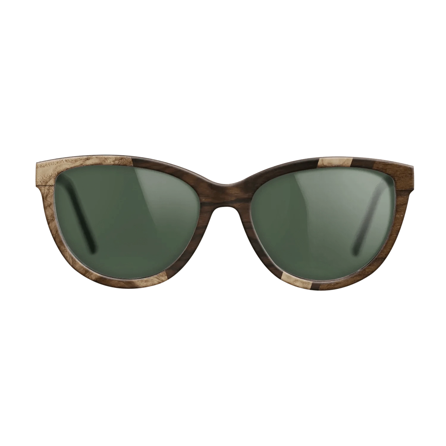 Ziricote Light Quartered,Ziricote Dark Quartered,Olive Burl,Walnut: Straight Grain: Angle Cut - The Maiden - Cat - 1737 - SIRIS wood optic