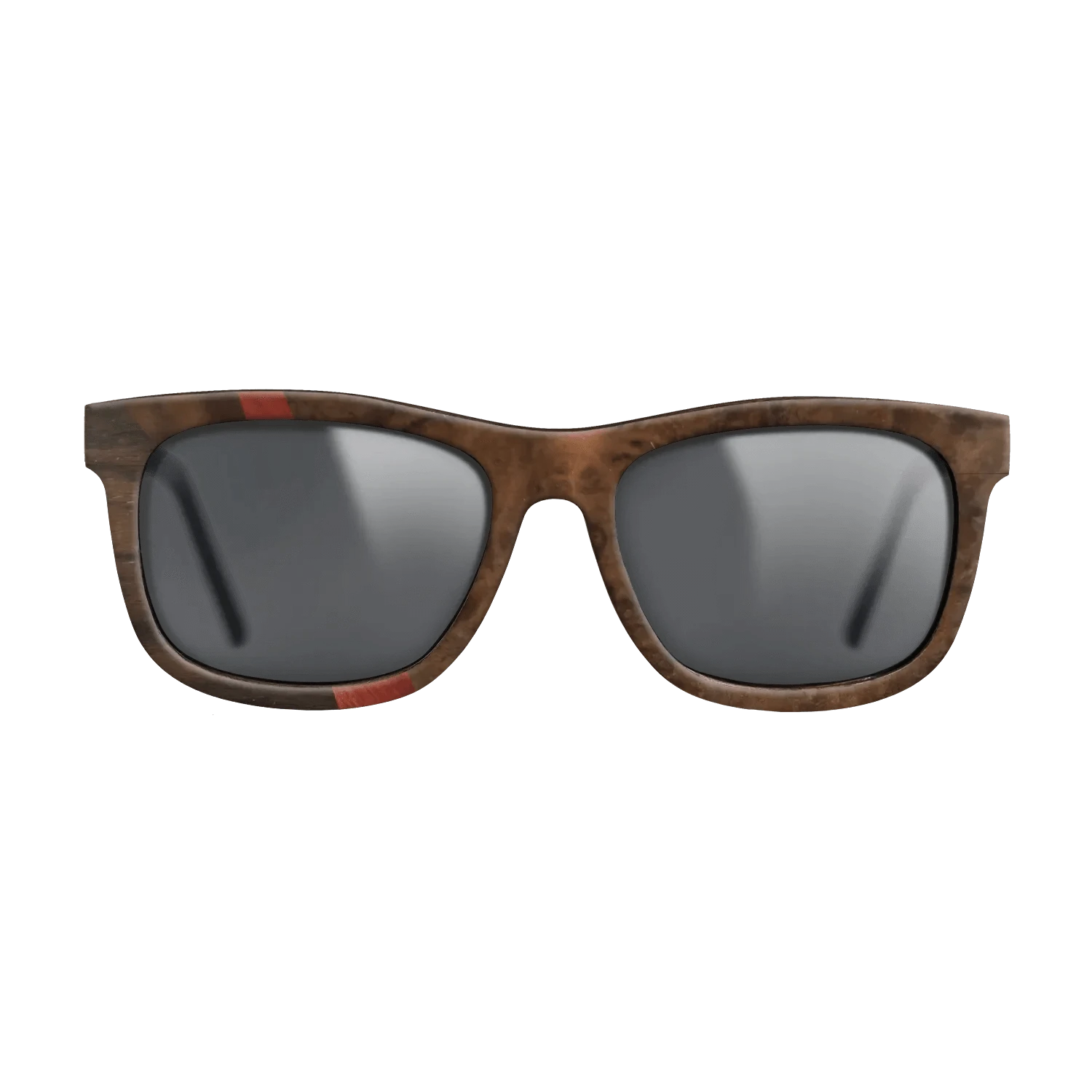 Olive Burl,Ziricote Dark Quartered,Walnut Burl,Poplar Dyed: Red: Wedge - The Hero - Square - 792 - SIRIS wood optic