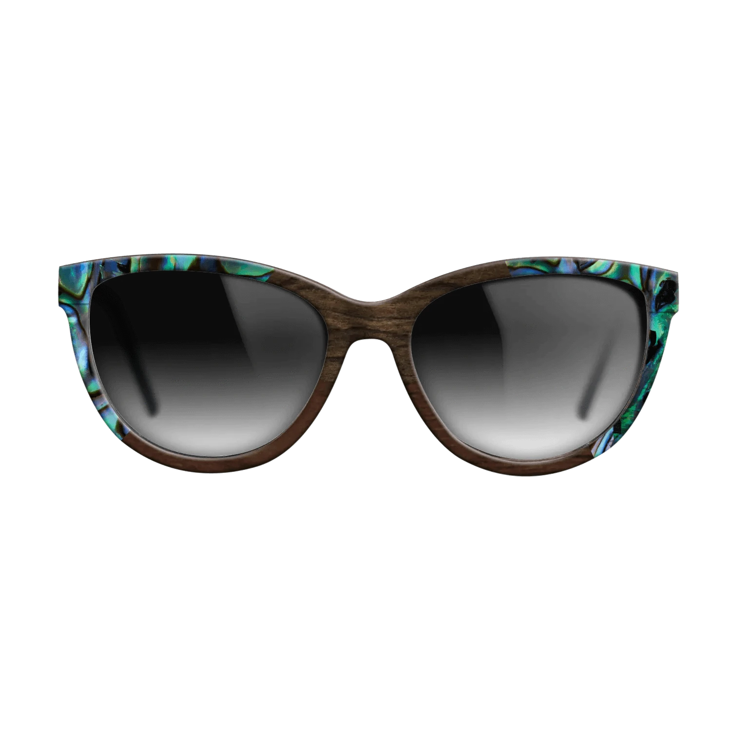 Walnut Claro Dark,Abalone Shell,Ziricote Dark Quartered,Walnut Claro Light: Angle Cut - The Maiden - Cat - 1450 - SIRIS wood optic