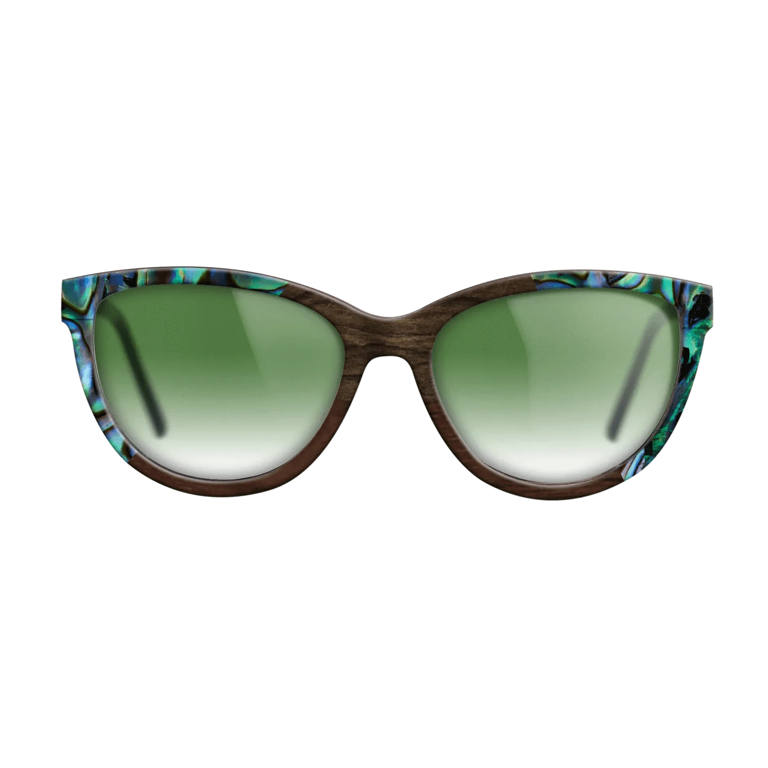 Walnut Claro Dark,Abalone Shell,Ziricote Dark Quartered,Walnut Claro Light: Angle Cut - The Maiden - Cat - 1450 - SIRIS wood optic