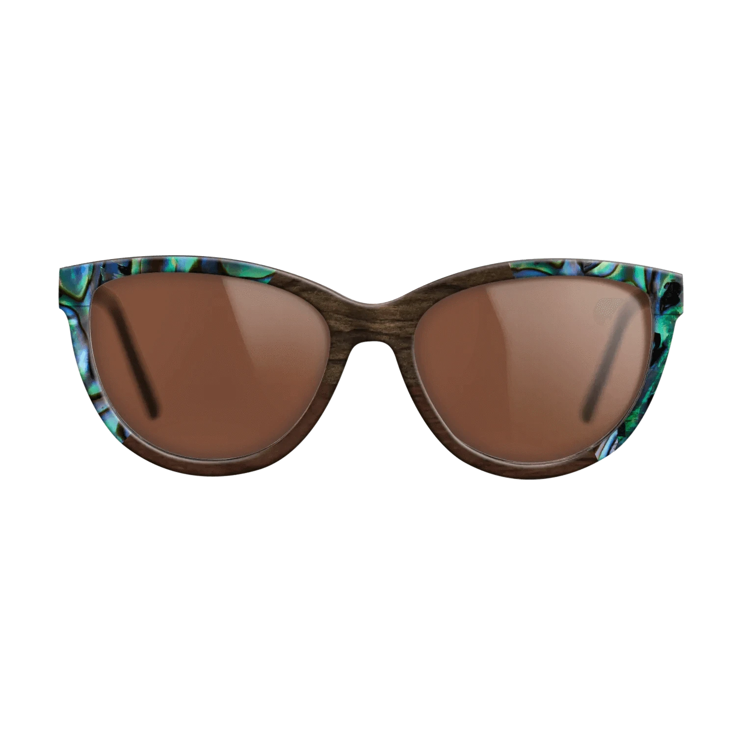 Walnut Claro Dark,Abalone Shell,Ziricote Dark Quartered,Walnut Claro Light: Angle Cut - The Maiden - Cat - 1450 - SIRIS wood optic