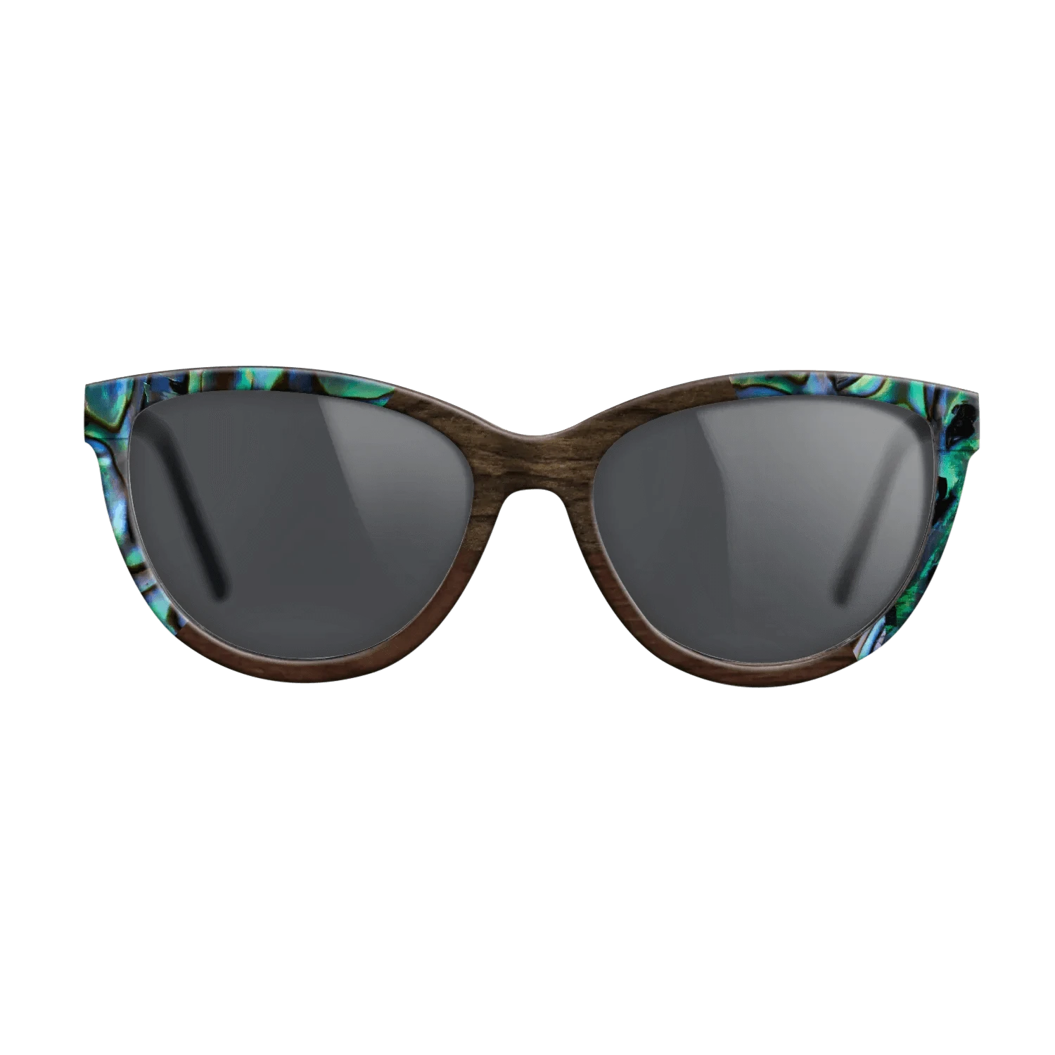 Walnut Claro Dark,Abalone Shell,Ziricote Dark Quartered,Walnut Claro Light: Angle Cut - The Maiden - Cat - 1450 - SIRIS wood optic