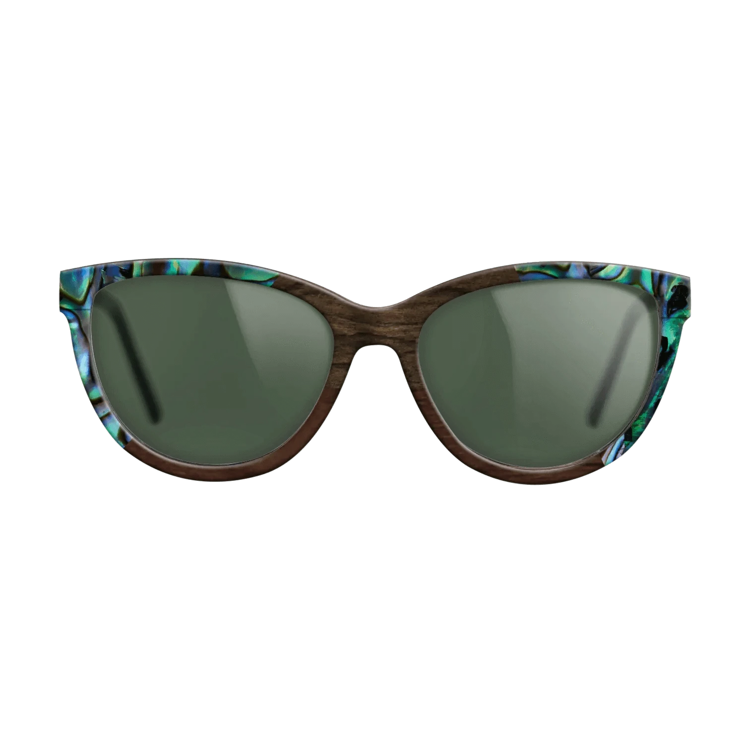 Walnut Claro Dark,Abalone Shell,Ziricote Dark Quartered,Walnut Claro Light: Angle Cut - The Maiden - Cat - 1450 - SIRIS wood optic