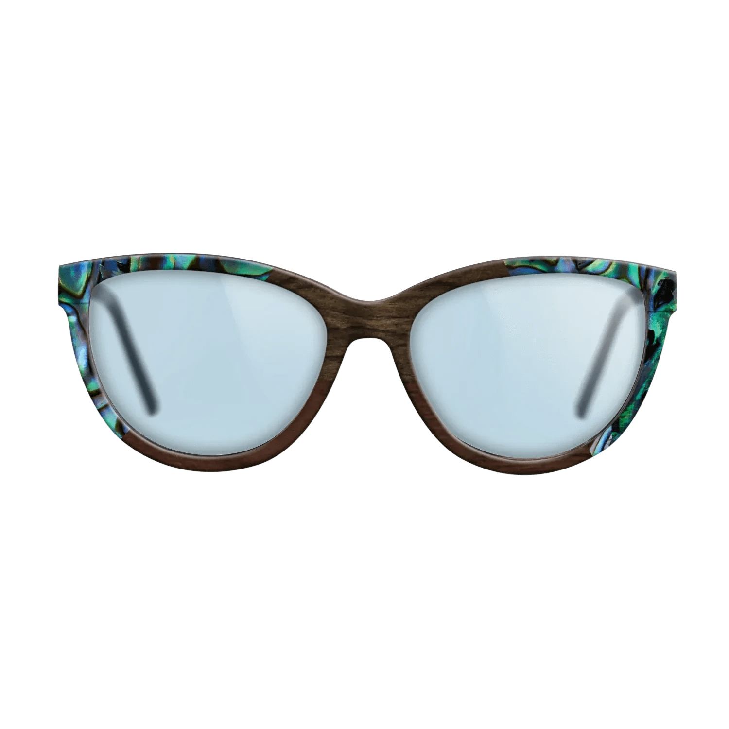 Walnut Claro Dark,Abalone Shell,Ziricote Dark Quartered,Walnut Claro Light: Angle Cut - The Maiden - Cat - 1450 - SIRIS wood optic