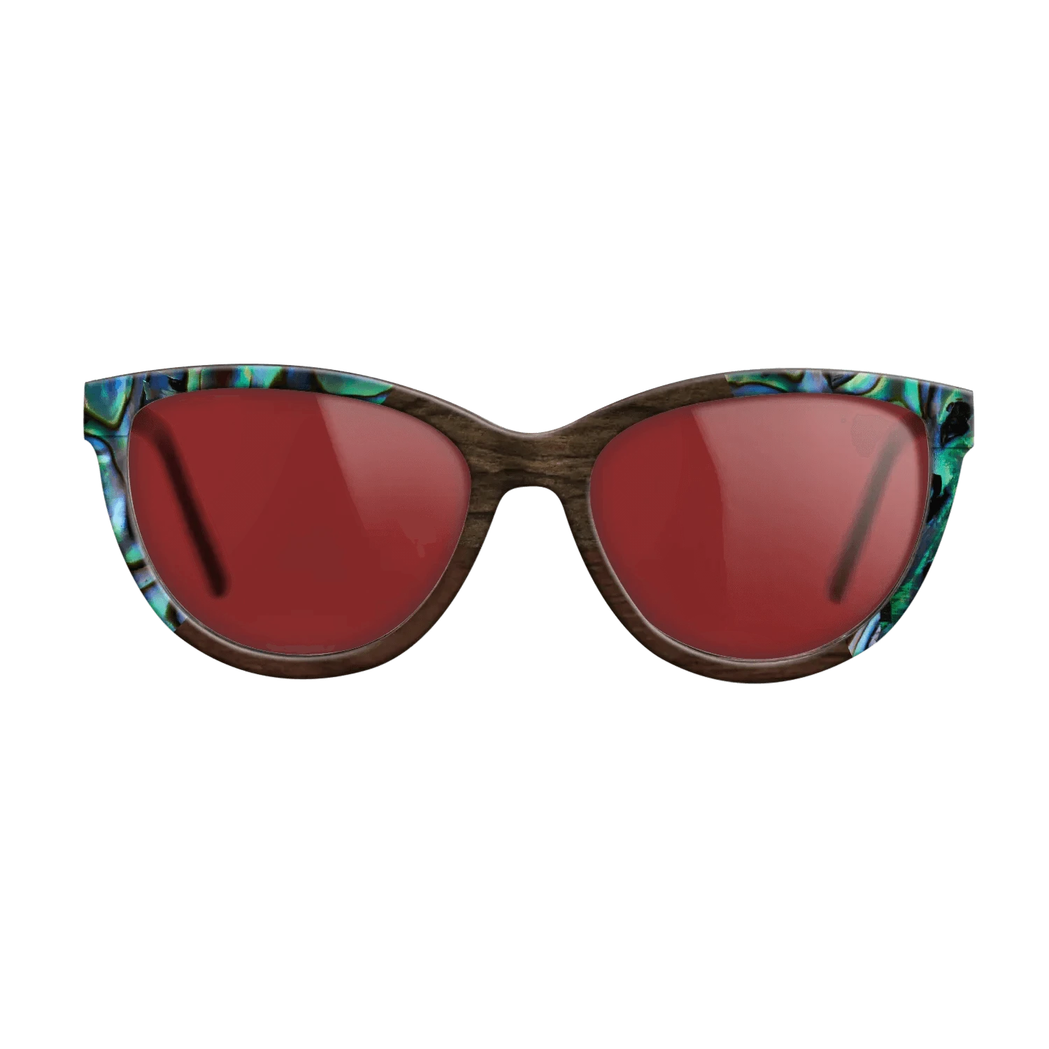 Walnut Claro Dark,Abalone Shell,Ziricote Dark Quartered,Walnut Claro Light: Angle Cut - The Maiden - Cat - 1450 - SIRIS wood optic
