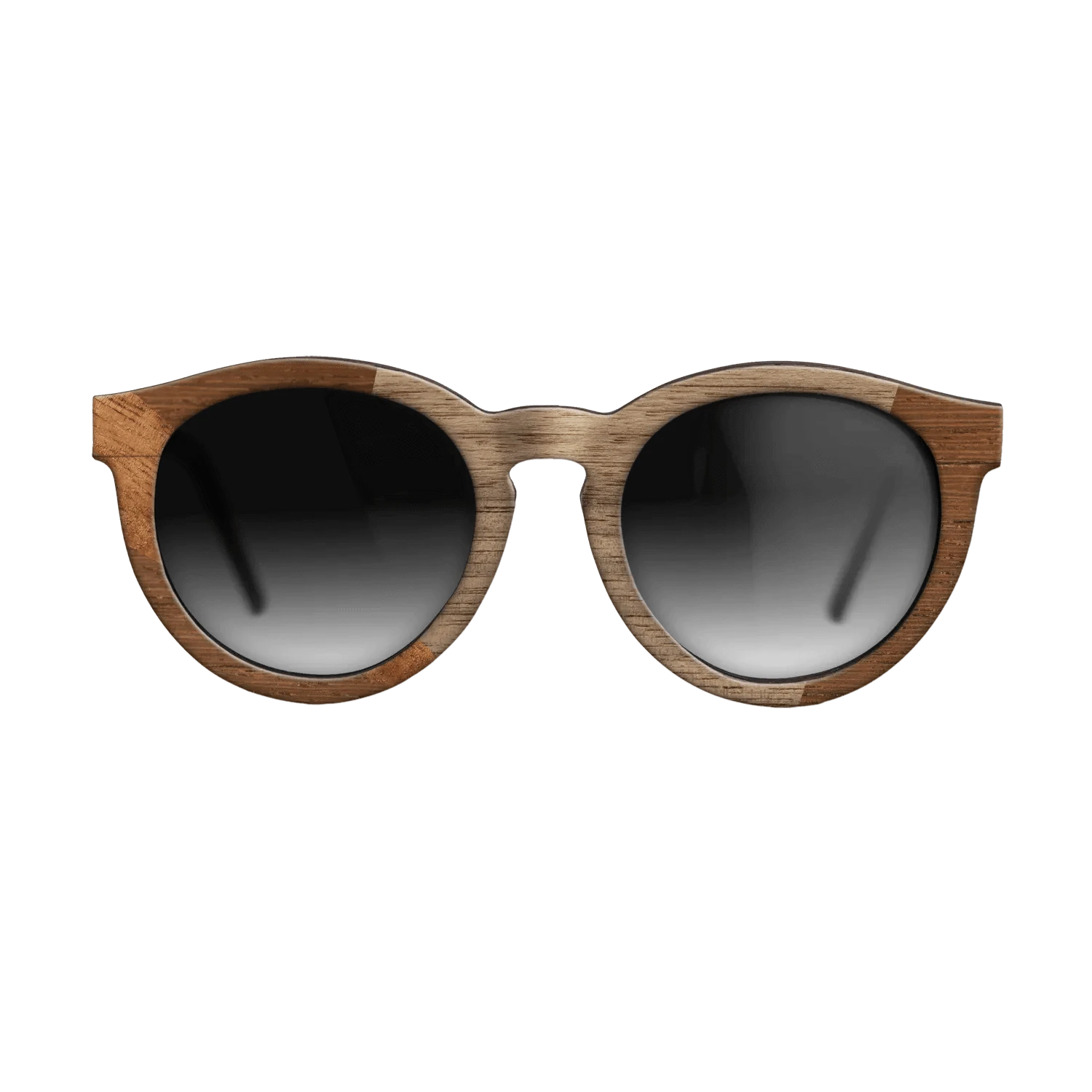 Koa,Walnut: Straight Grain,Wenge,Fumed Oak: Wedge - The Rebel - Round - 2038 - SIRIS wood optic