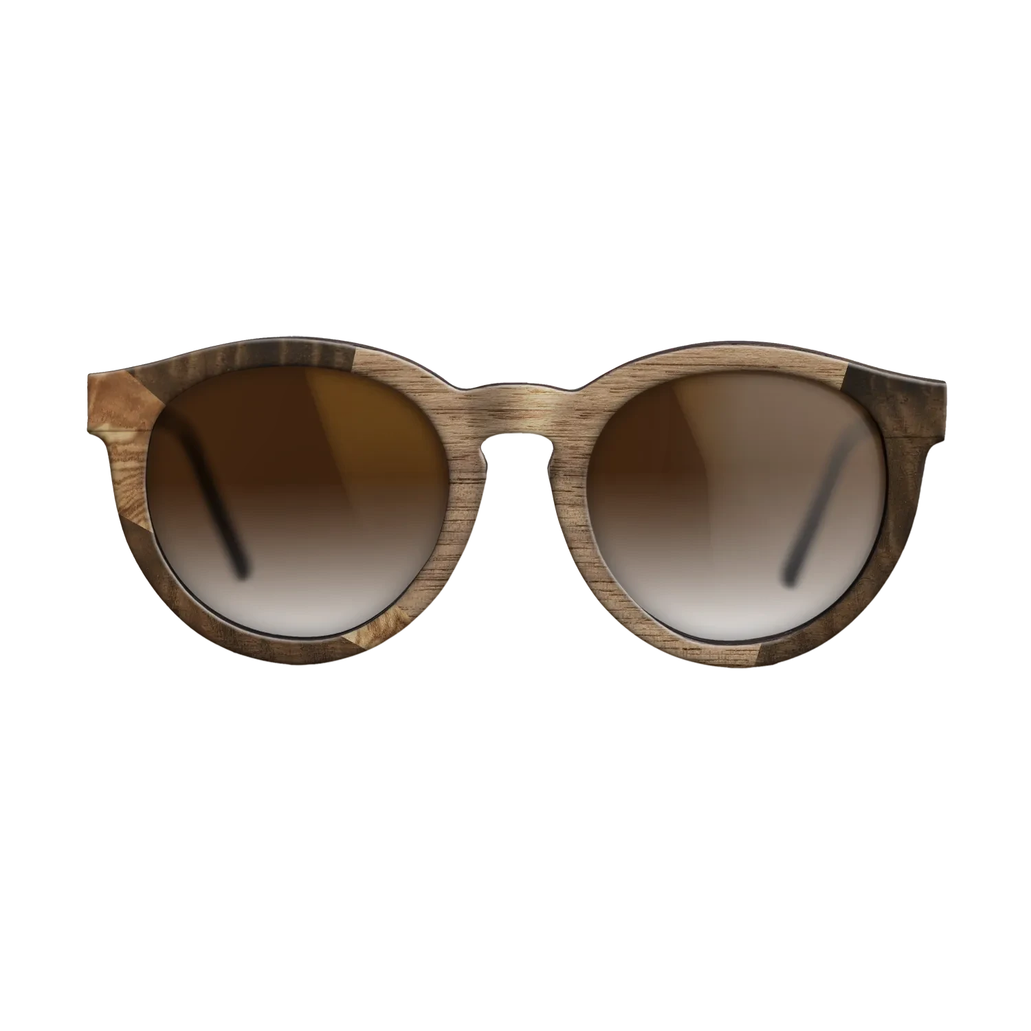 Olive Burl,Walnut: Straight Grain,Fumed Eucalyptus,Fumed Oak: Wedge - The Rebel - Round - 1620 - SIRIS wood optic