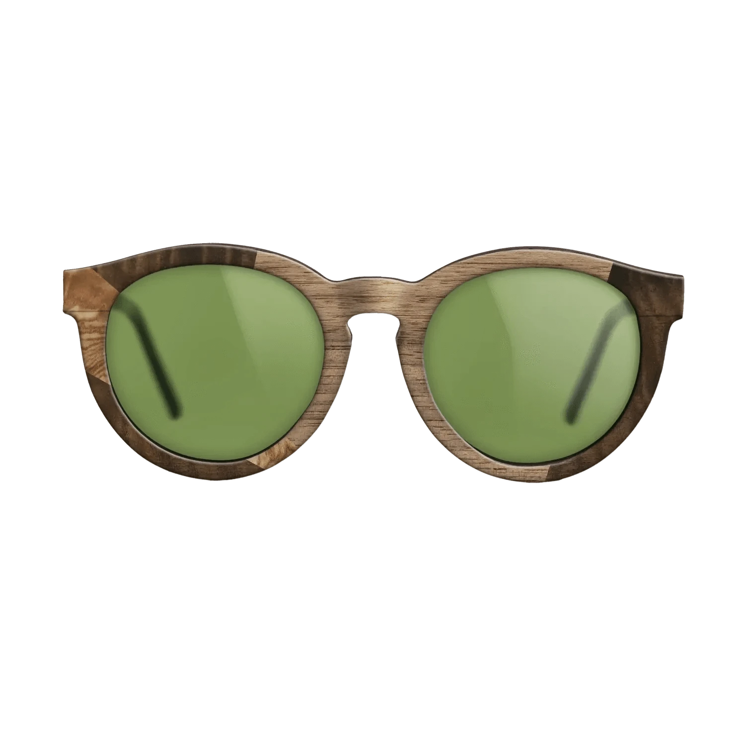 Olive Burl,Walnut: Straight Grain,Fumed Eucalyptus,Fumed Oak: Wedge - The Rebel - Round - 1620 - SIRIS wood optic