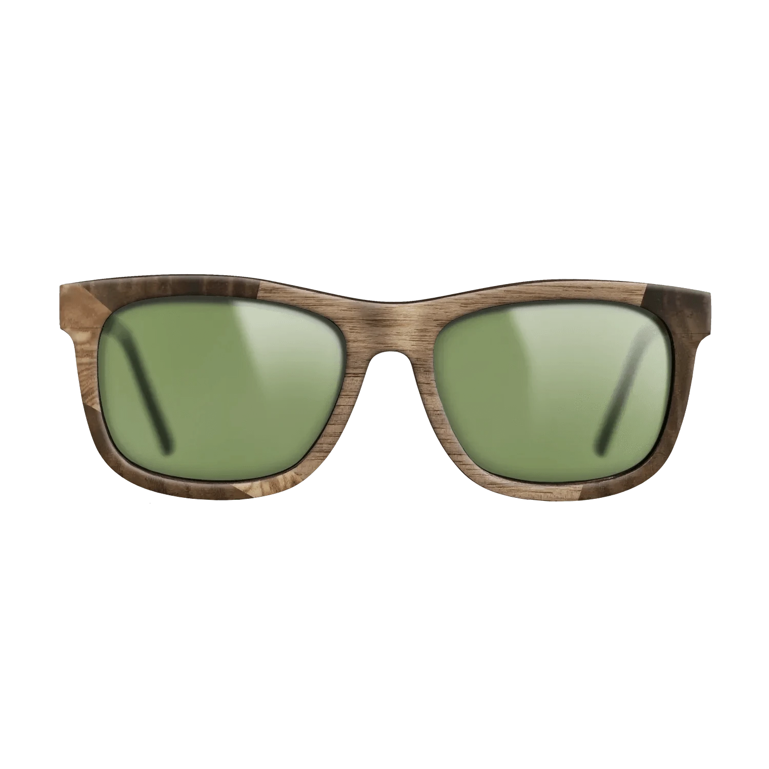 Olive Burl,Walnut: Straight Grain,Fumed Eucalyptus,Fumed Oak: Wedge - The Hero - Square - 1620 - SIRIS wood optic