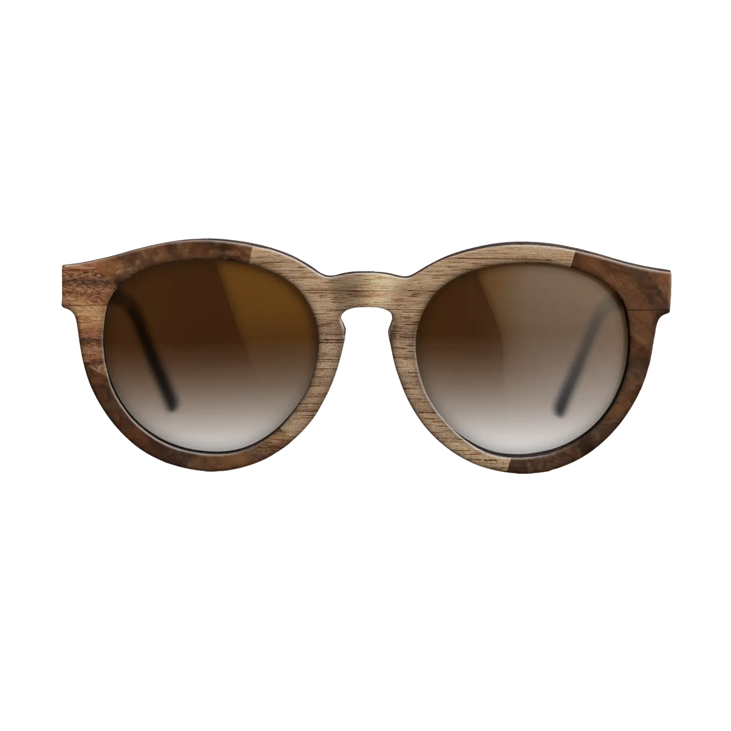 Santos Rosewood Dark,Walnut Burl,Walnut: Straight Grain: Wedge - The Rebel - Round - 1894 - SIRIS wood optic