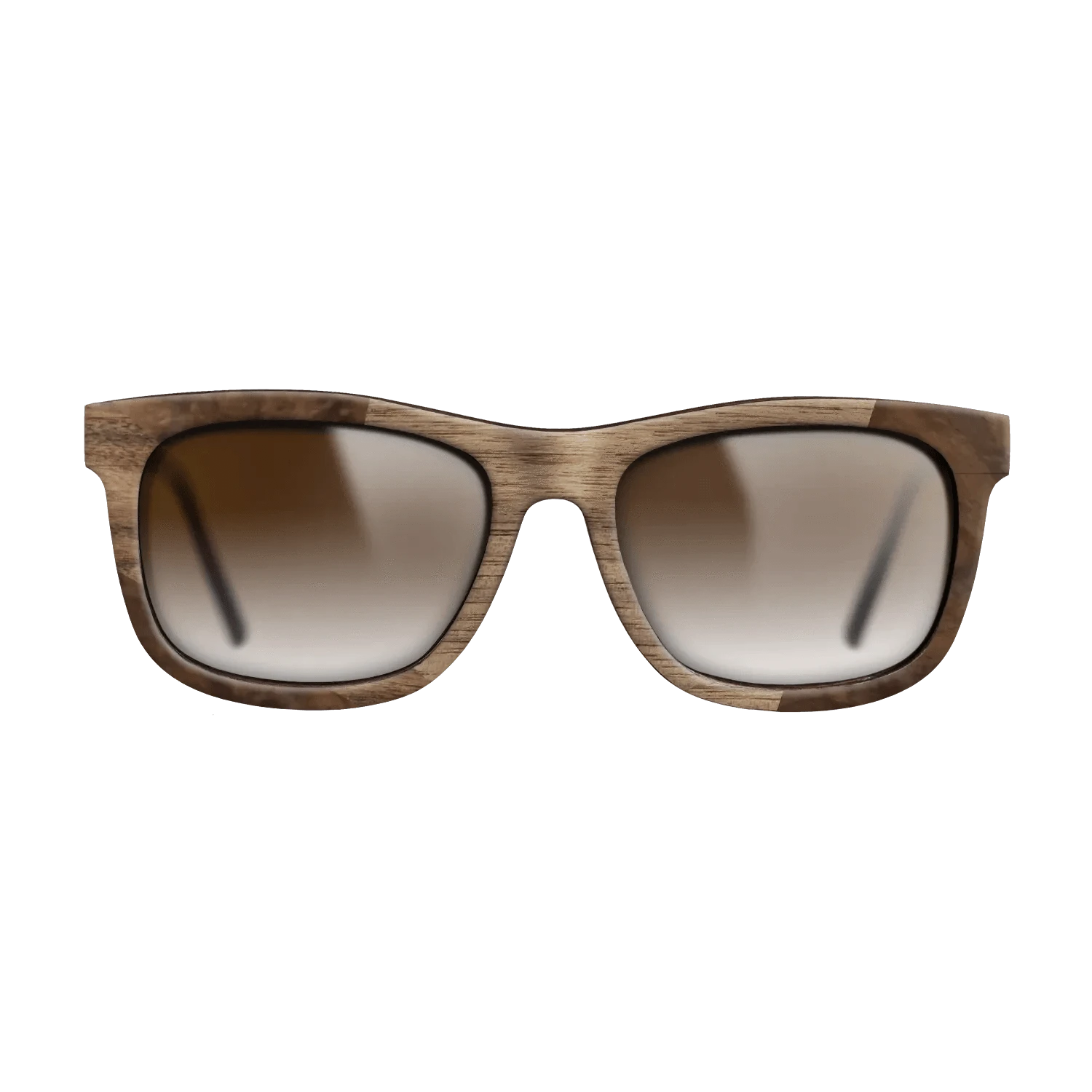 Santos Rosewood Dark,Walnut Burl,Walnut: Straight Grain: Wedge - The Hero - Square - 1894 - SIRIS wood optic