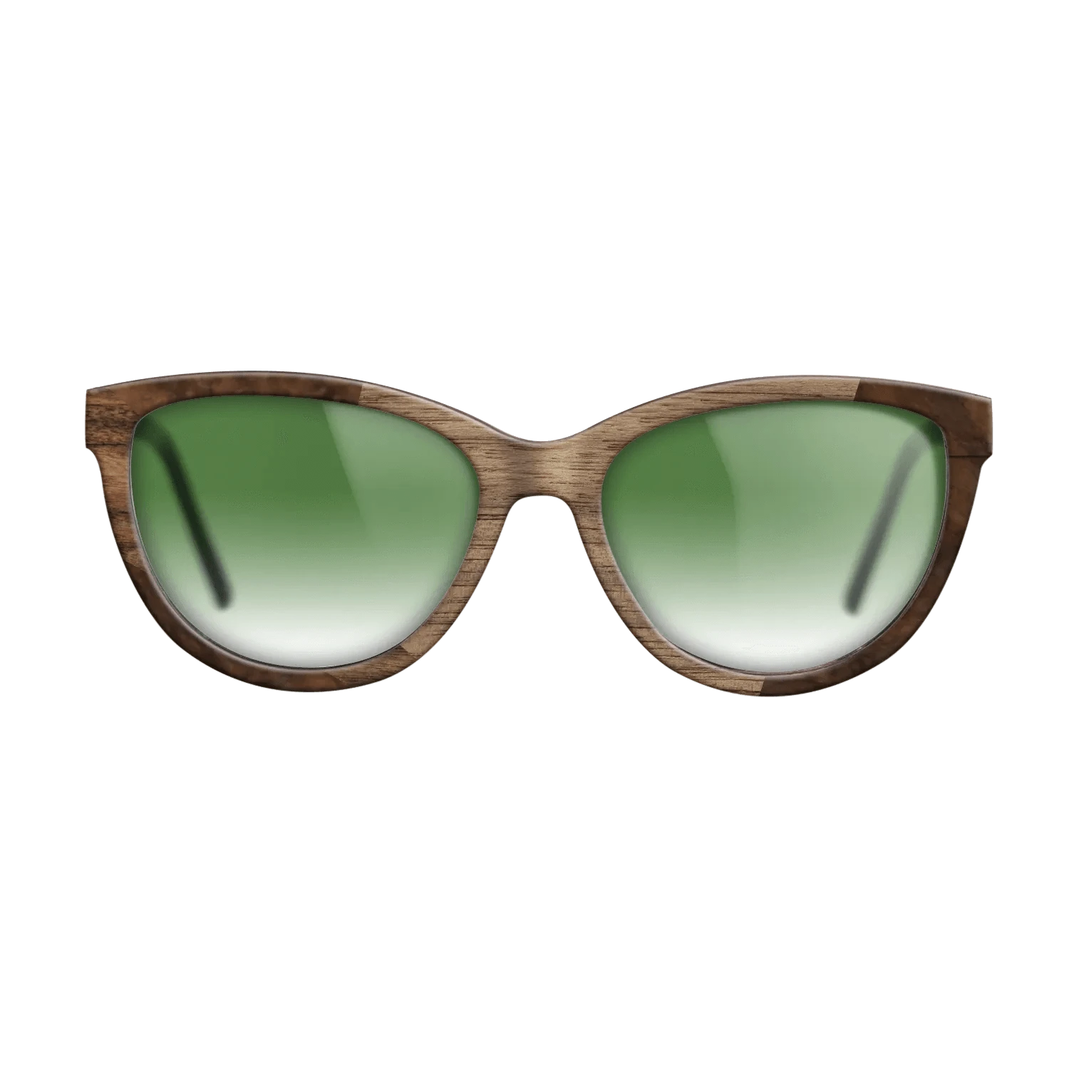 Santos Rosewood Dark,Walnut Burl,Walnut: Straight Grain: Wedge - The Maiden - Cat - 1894 - SIRIS wood optic