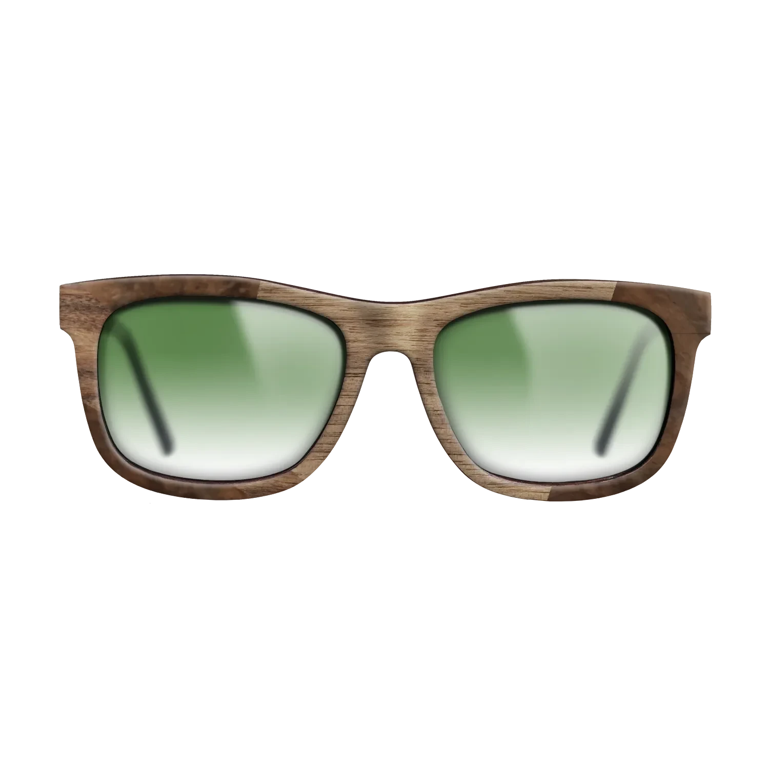 Santos Rosewood Dark,Walnut Burl,Walnut: Straight Grain: Wedge - The Hero - Square - 1894 - SIRIS wood optic