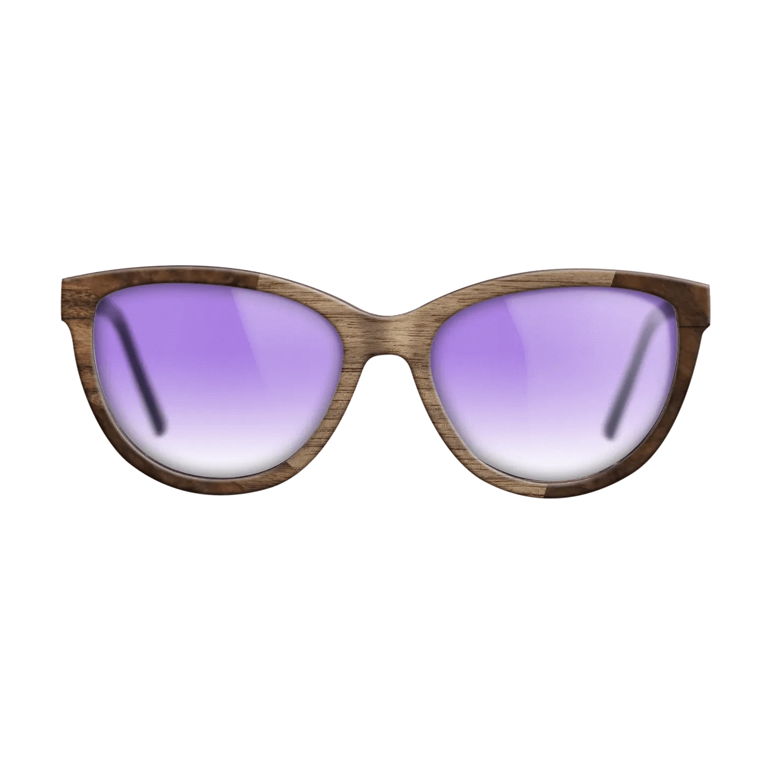 Santos Rosewood Dark,Walnut Burl,Walnut: Straight Grain: Wedge - The Maiden - Cat - 1894 - SIRIS wood optic