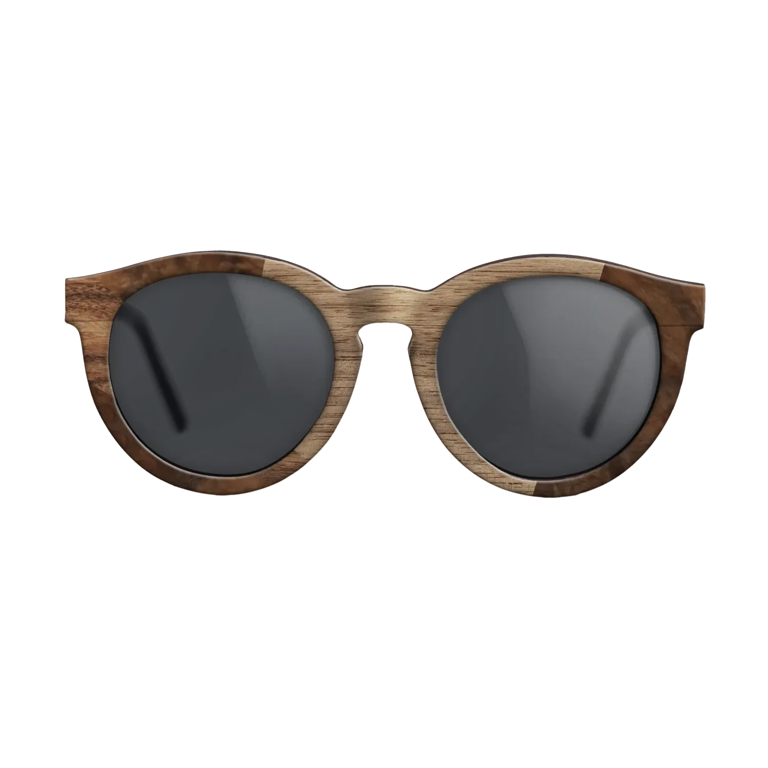Santos Rosewood Dark,Walnut Burl,Walnut: Straight Grain: Wedge - The Rebel - Round - 1894 - SIRIS wood optic