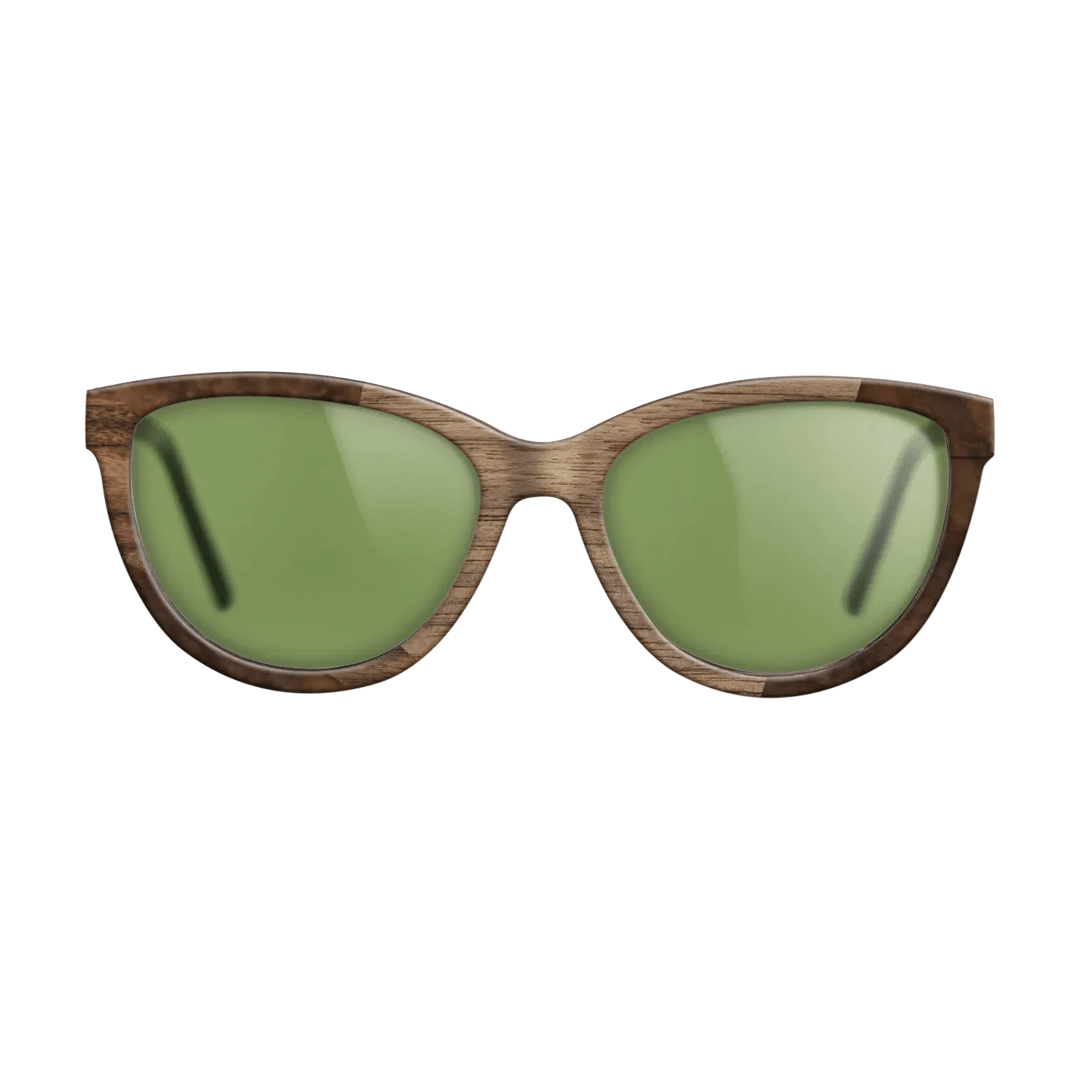 Santos Rosewood Dark,Walnut Burl,Walnut: Straight Grain: Wedge - The Maiden - Cat - 1894 - SIRIS wood optic
