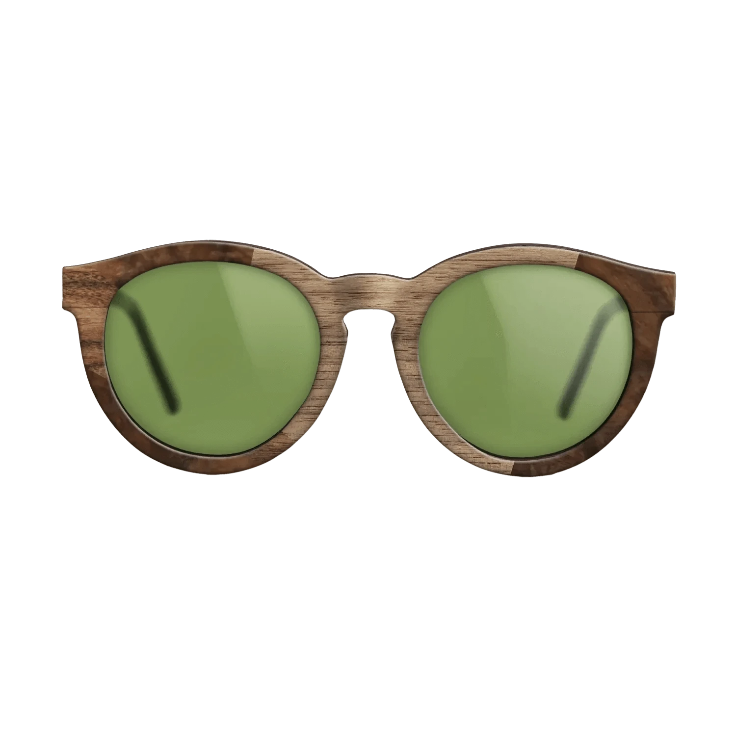 Santos Rosewood Dark,Walnut Burl,Walnut: Straight Grain: Wedge - The Rebel - Round - 1894 - SIRIS wood optic