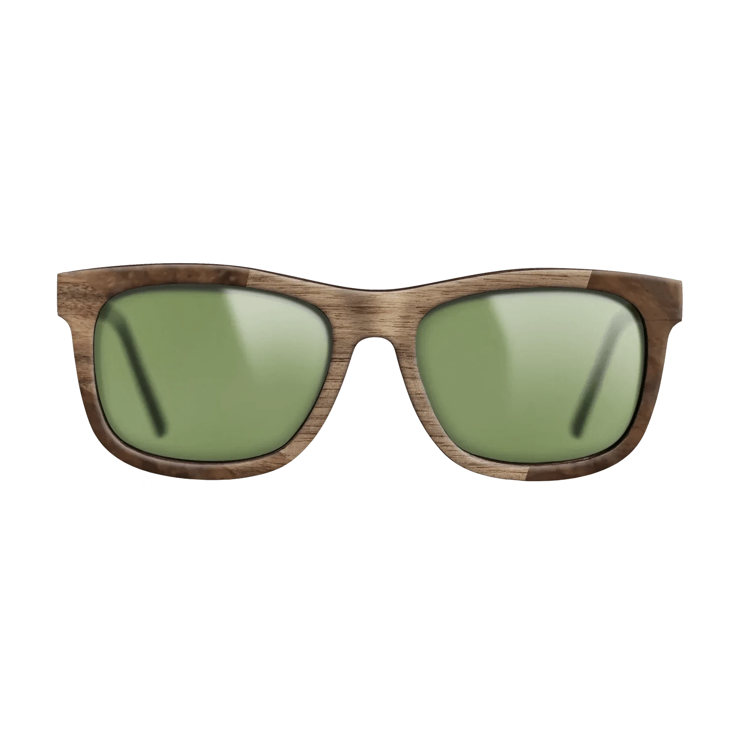 Santos Rosewood Dark,Walnut Burl,Walnut: Straight Grain: Wedge - The Hero - Square - 1894 - SIRIS wood optic
