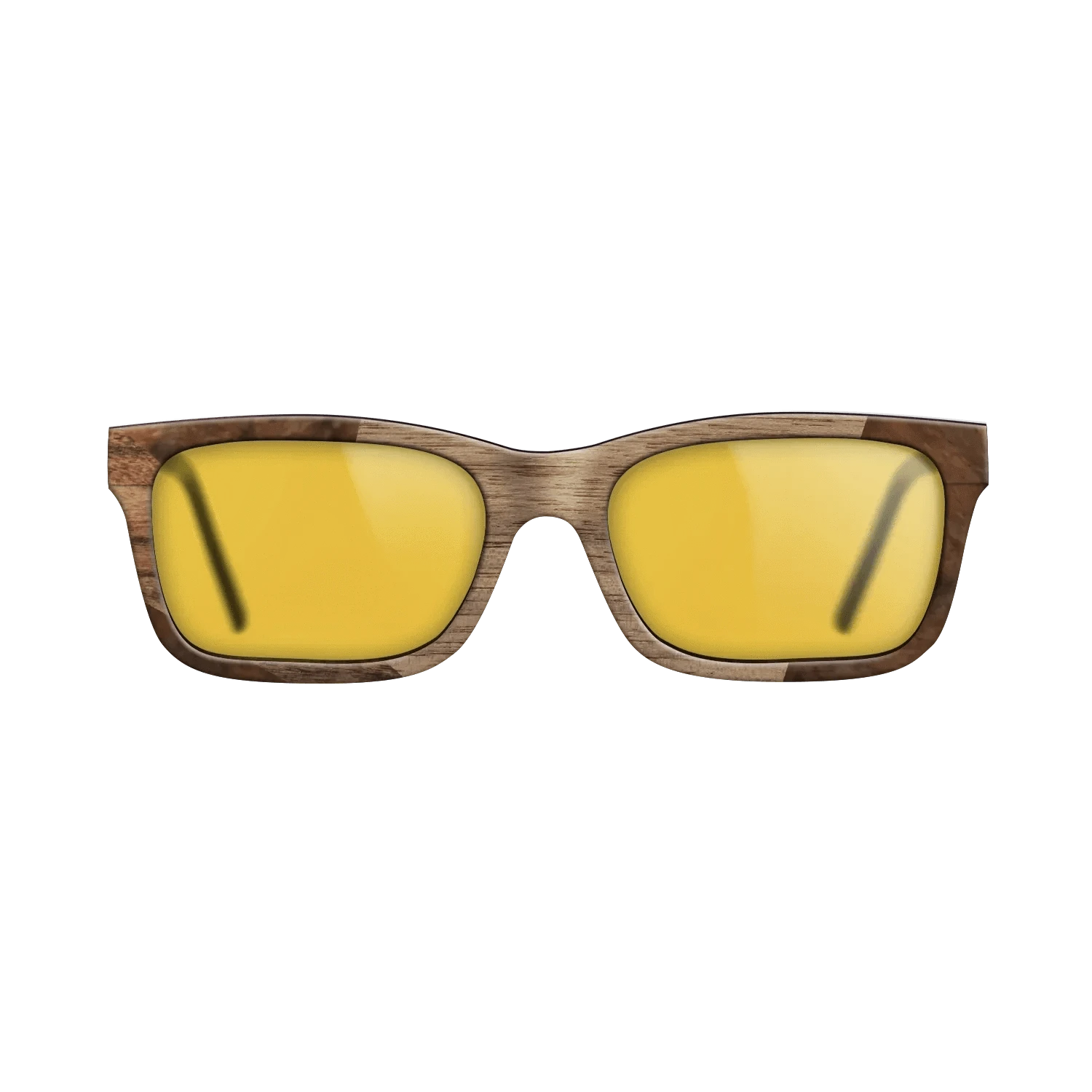 Santos Rosewood Dark,Walnut Burl,Walnut: Straight Grain: Wedge - The Sage - Rectangle - 1894 - SIRIS wood optic
