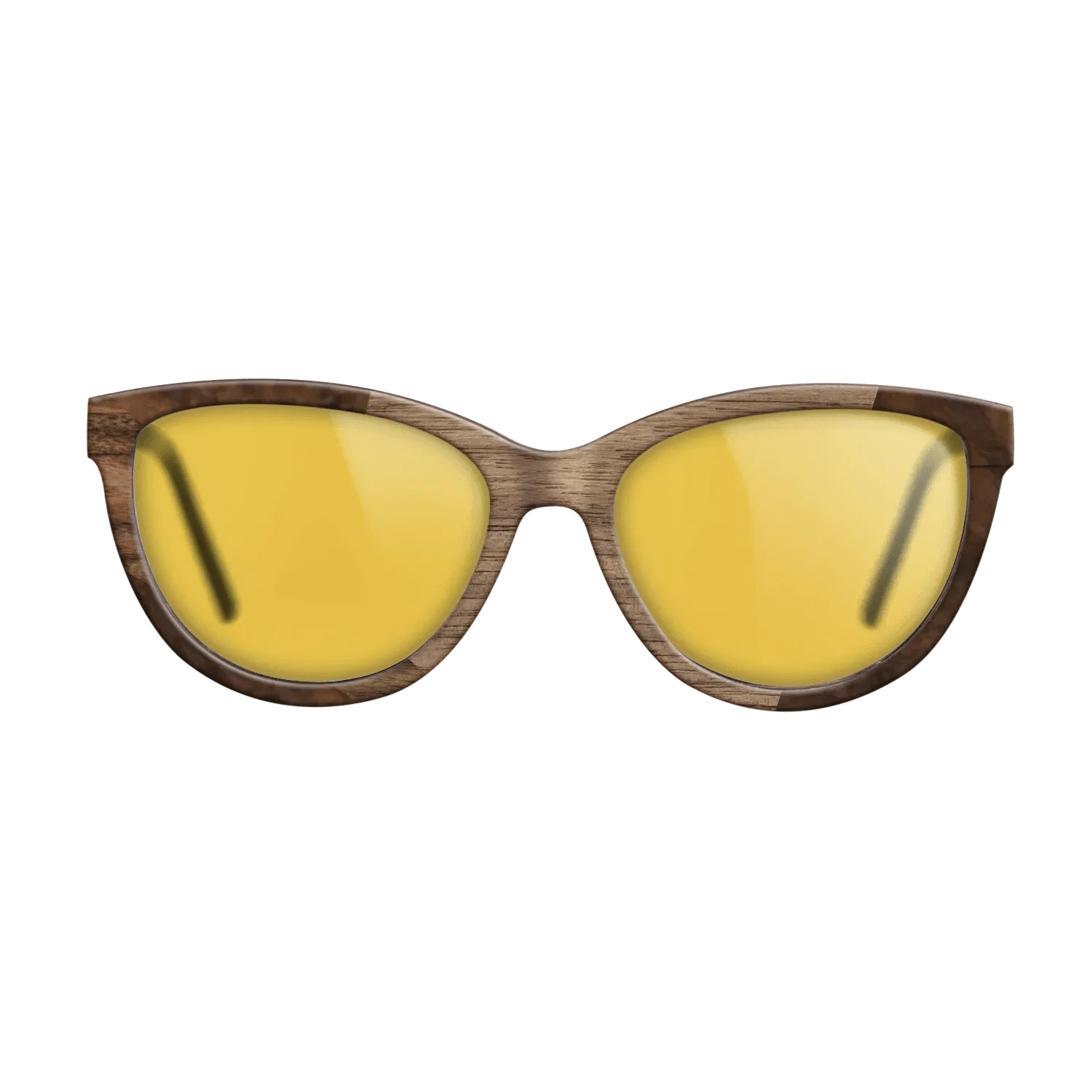 Santos Rosewood Dark,Walnut Burl,Walnut: Straight Grain: Wedge - The Maiden - Cat - 1894 - SIRIS wood optic