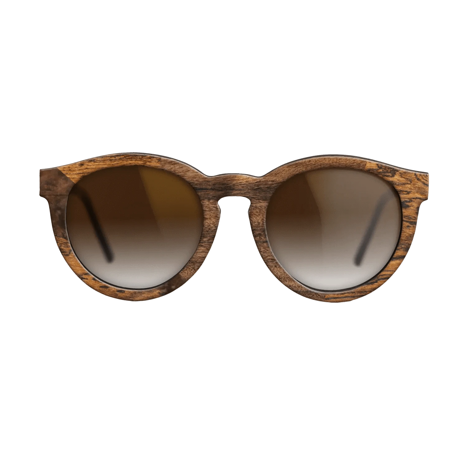 Walnut Burl,Bocote,Santos Rosewood Dark: Wedge - The Rebel - Round - 1719 - SIRIS wood optic