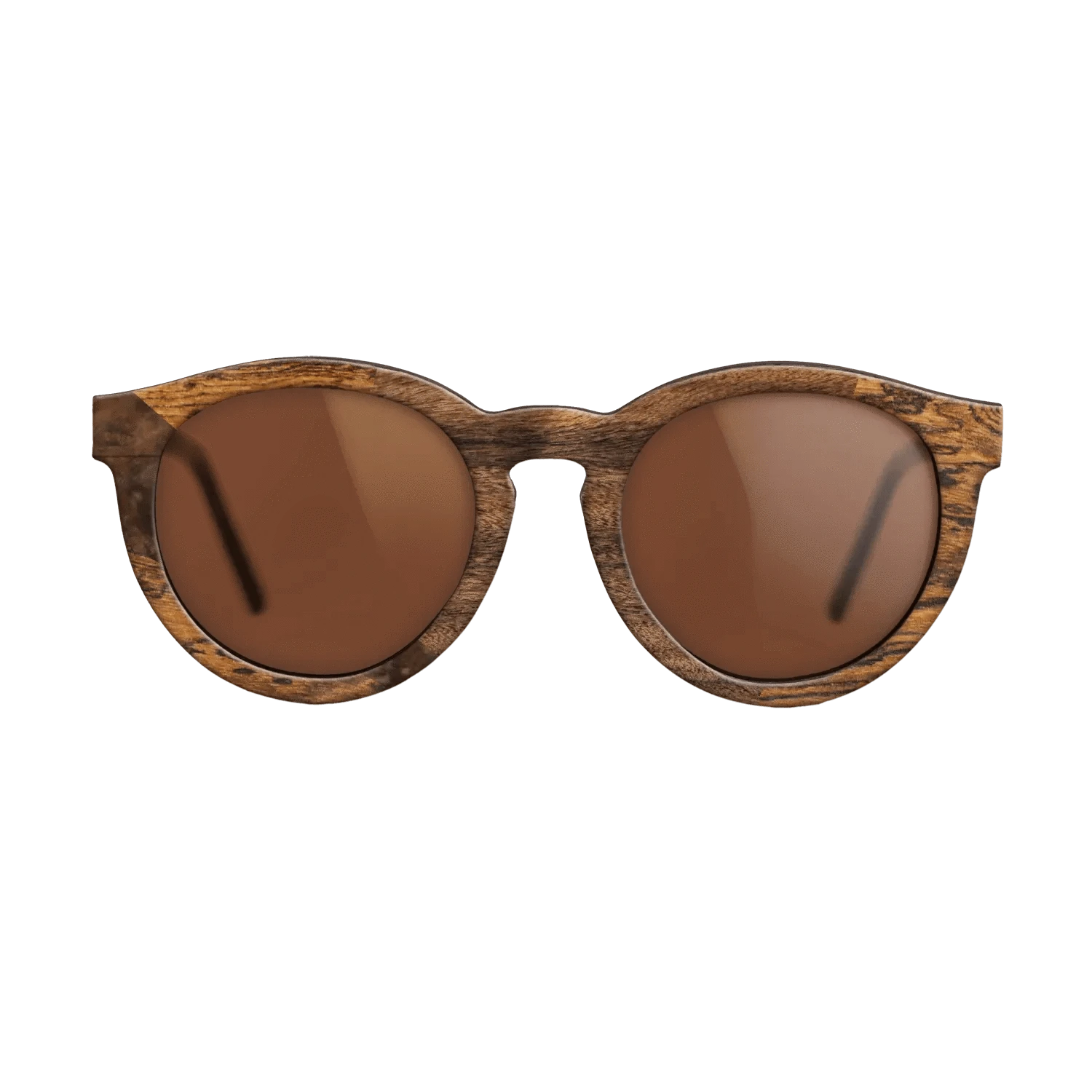 Walnut Burl,Bocote,Santos Rosewood Dark: Wedge - The Rebel - Round - 1719 - SIRIS wood optic