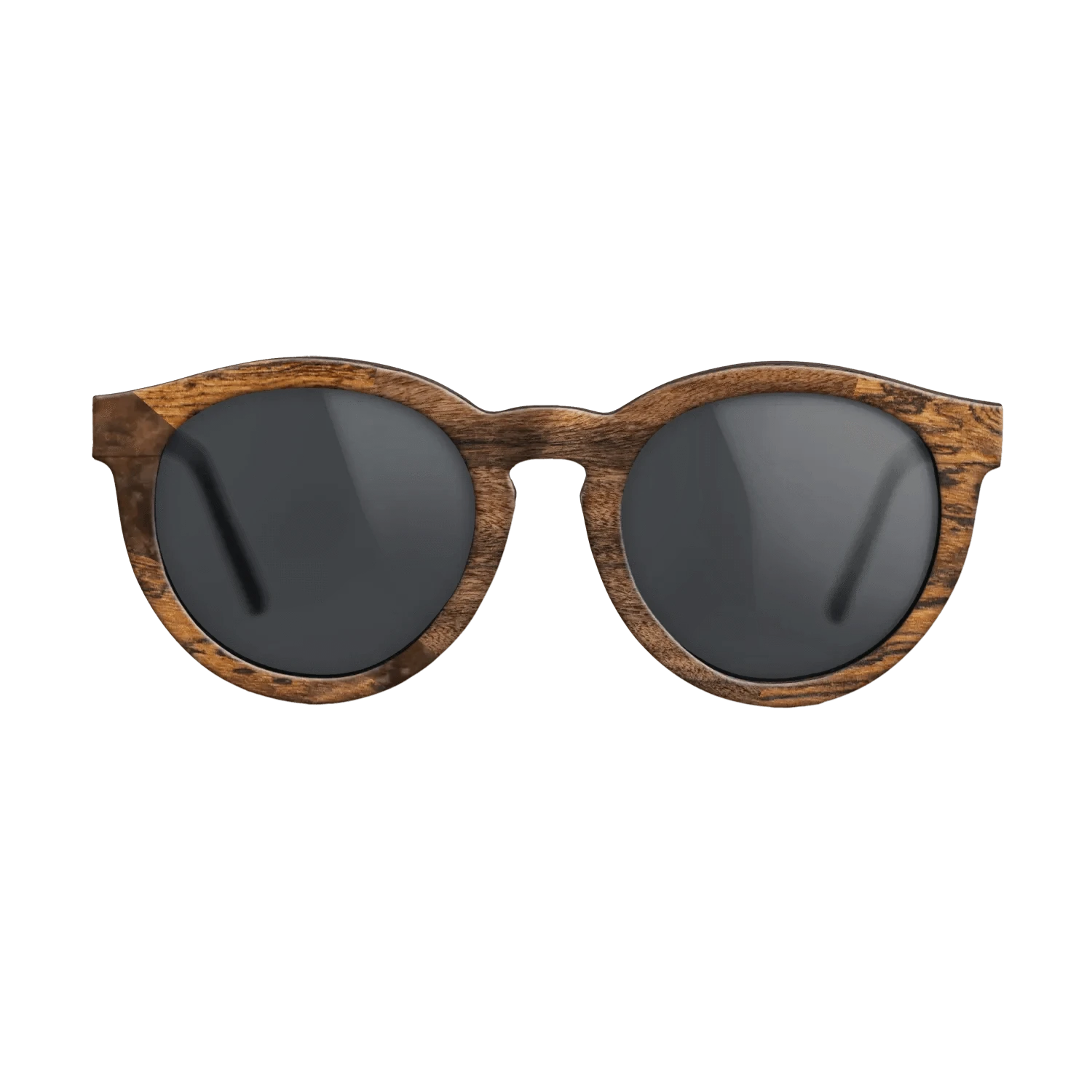 Walnut Burl,Bocote,Santos Rosewood Dark: Wedge - The Rebel - Round - 1719 - SIRIS wood optic