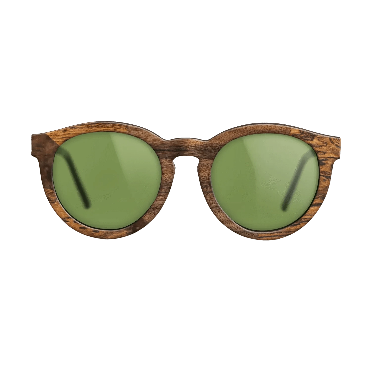 Walnut Burl,Bocote,Santos Rosewood Dark: Wedge - The Rebel - Round - 1719 - SIRIS wood optic