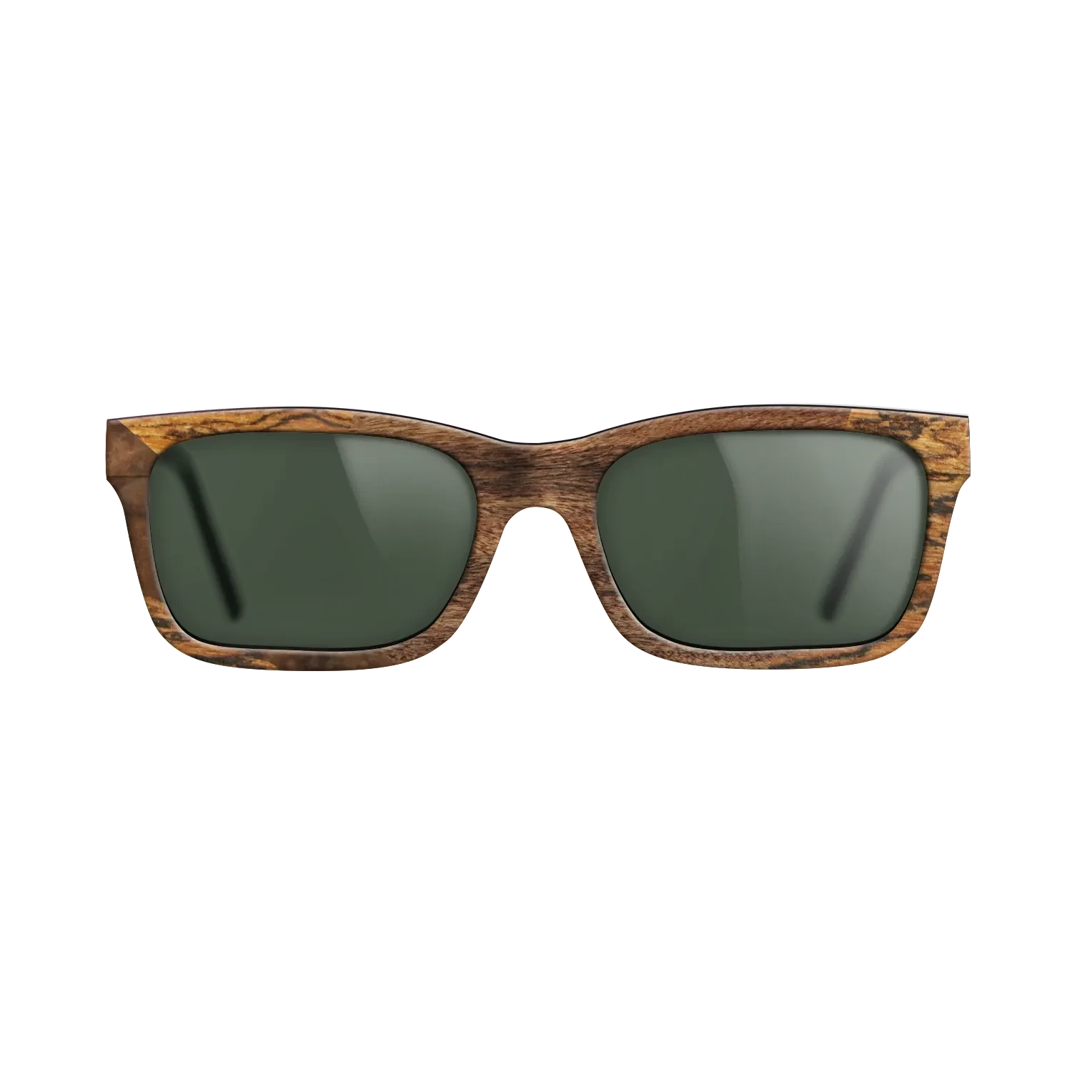 Walnut Burl,Bocote,Santos Rosewood Dark: Wedge - The Sage - Rectangle - 1719 - SIRIS wood optic
